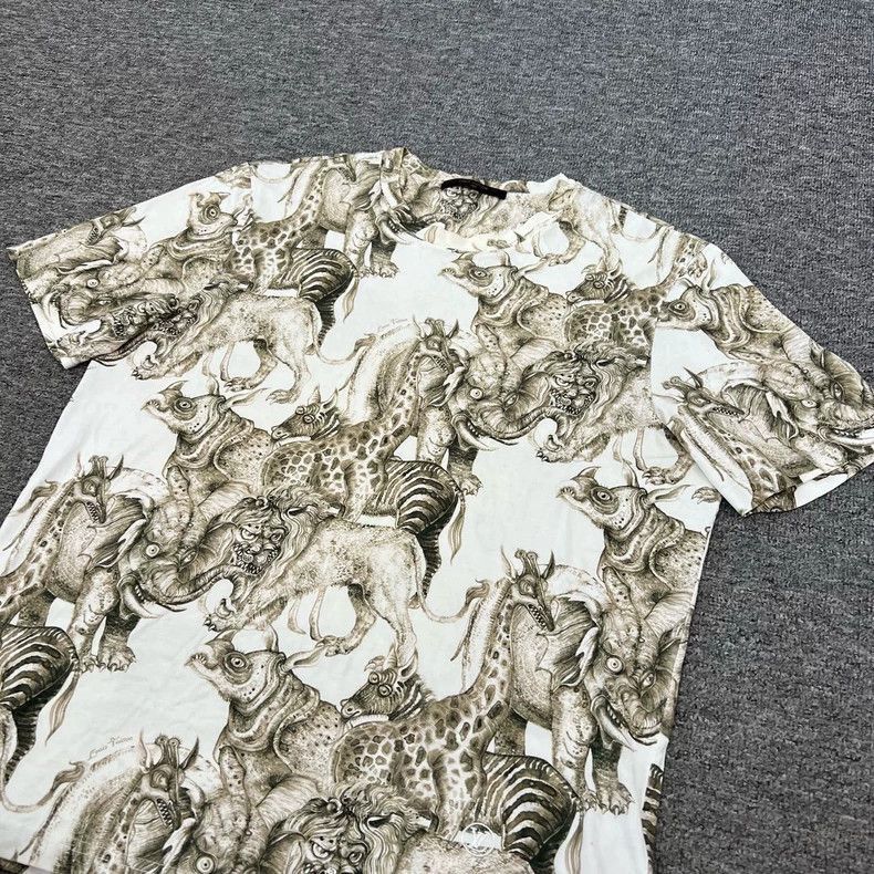 Louis Vuitton Louis Vuitton Zoo Short Sleeve TShirt-2506 Size XL / US 12-14 / IT 48-50 - 3 Thumbnail