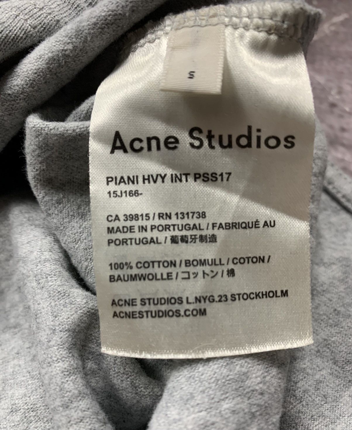 Acne Studios Acne Studios Tee Vintage Oversized Avantgarde Style Y2k Size S / US 4 / IT 40 - 8 Thumbnail