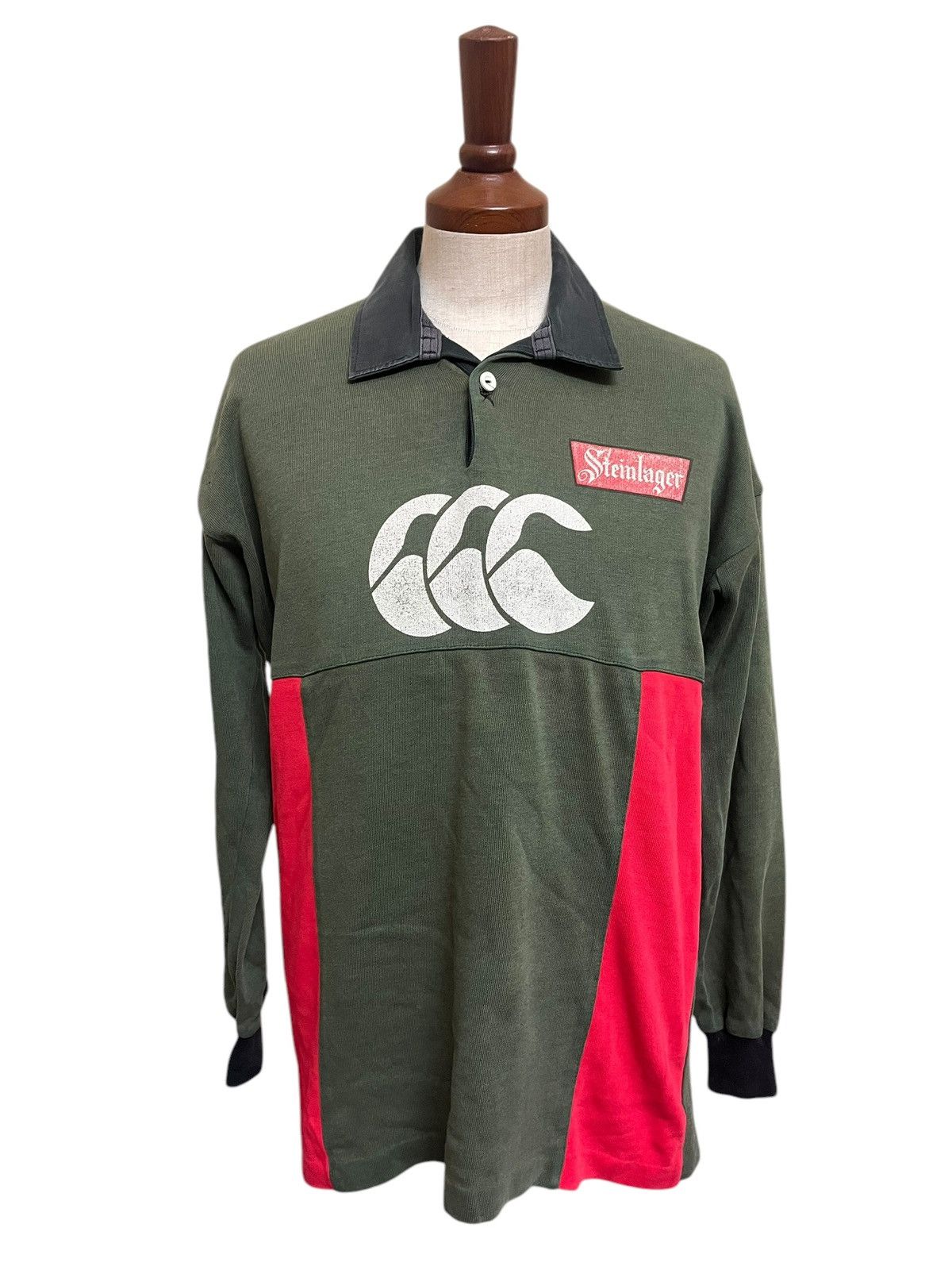 Japanese Brand × Sports Specialties × Vintage Vintage Canterbury Of New Zealand Steinlager shirt Size US L / EU 52-54 / 3 - 1 Thumbnail