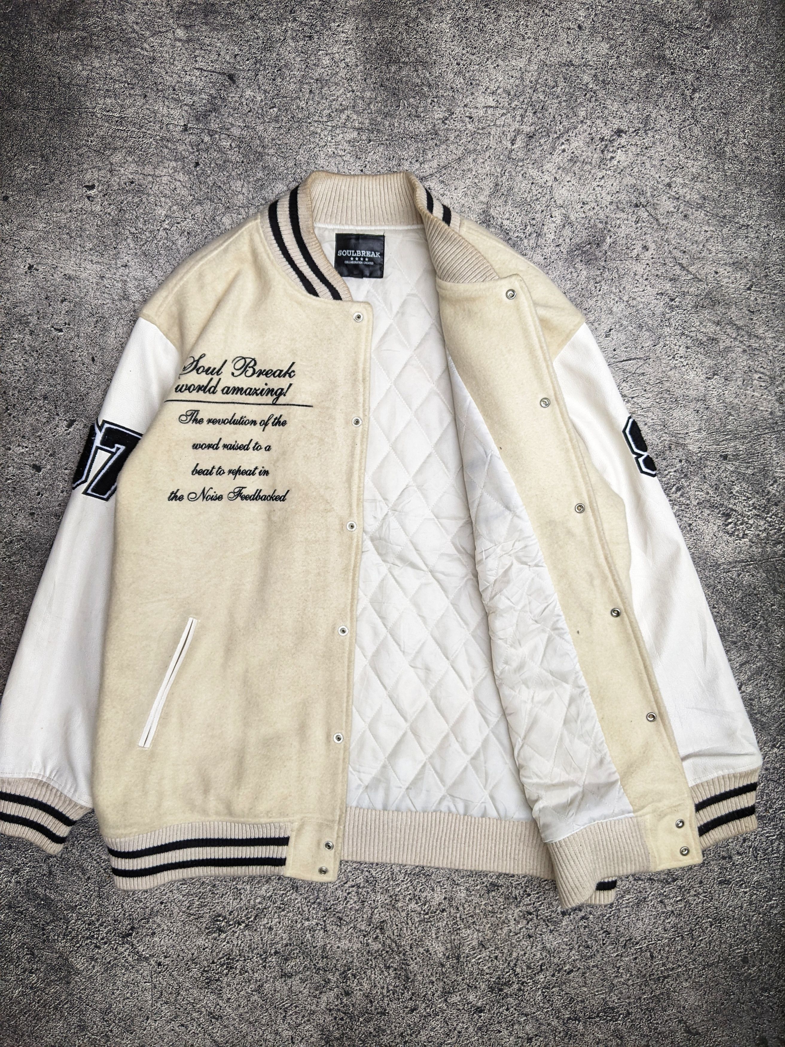 Vintage Soul Break Ovesize Varsity Jacket Size US XL / EU 56 / 4 - 6 Thumbnail