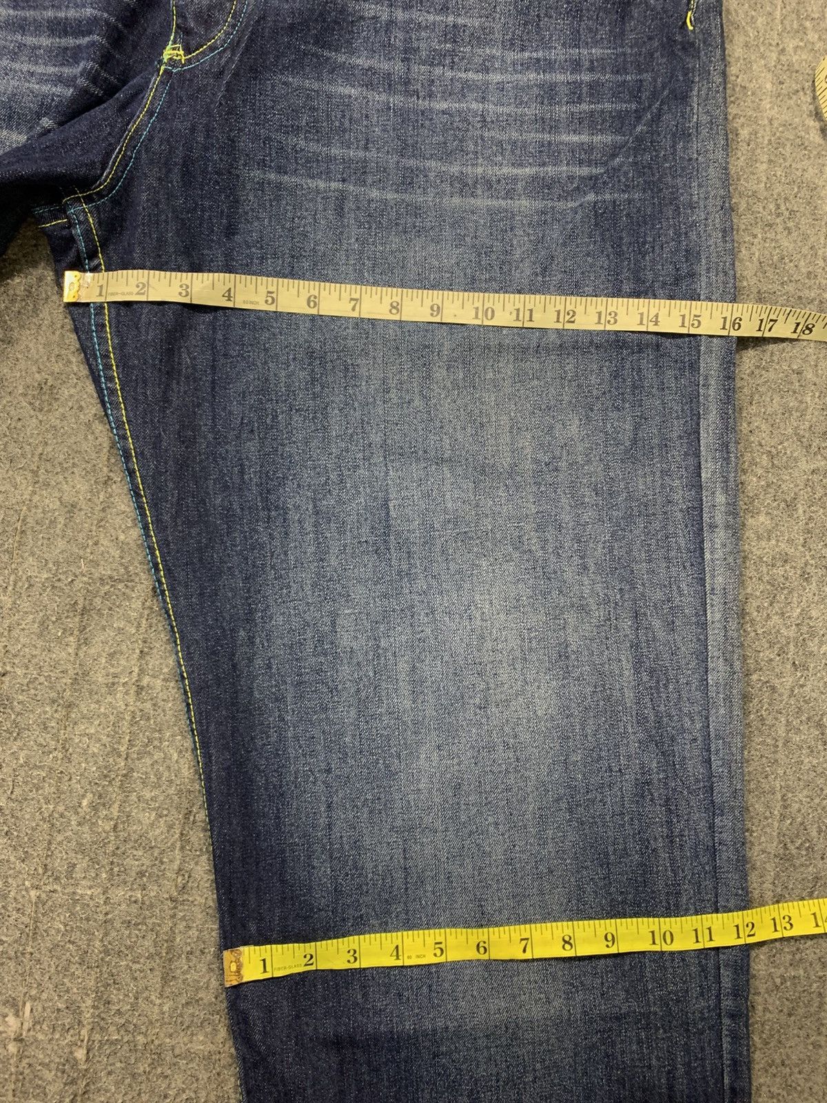 Coogi Coogi Australian Multicolor Embroidery Indigo Denim Baggy Size US 42 / EU 58 - 13 Thumbnail