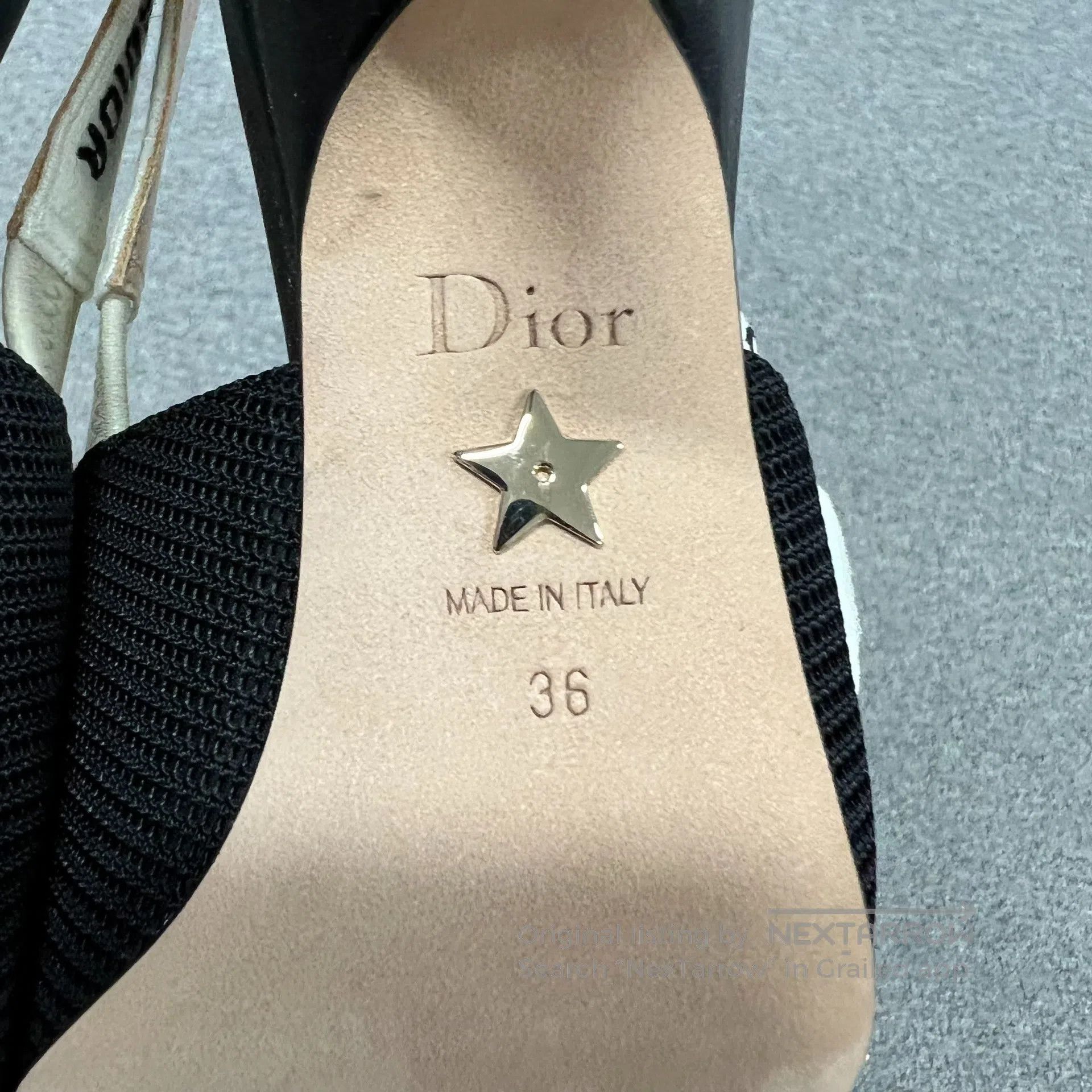 Dior Dior Letter slogan ribbon: Black kitten and high heels| Size US 5.5 / IT 35.5 - 8 Thumbnail