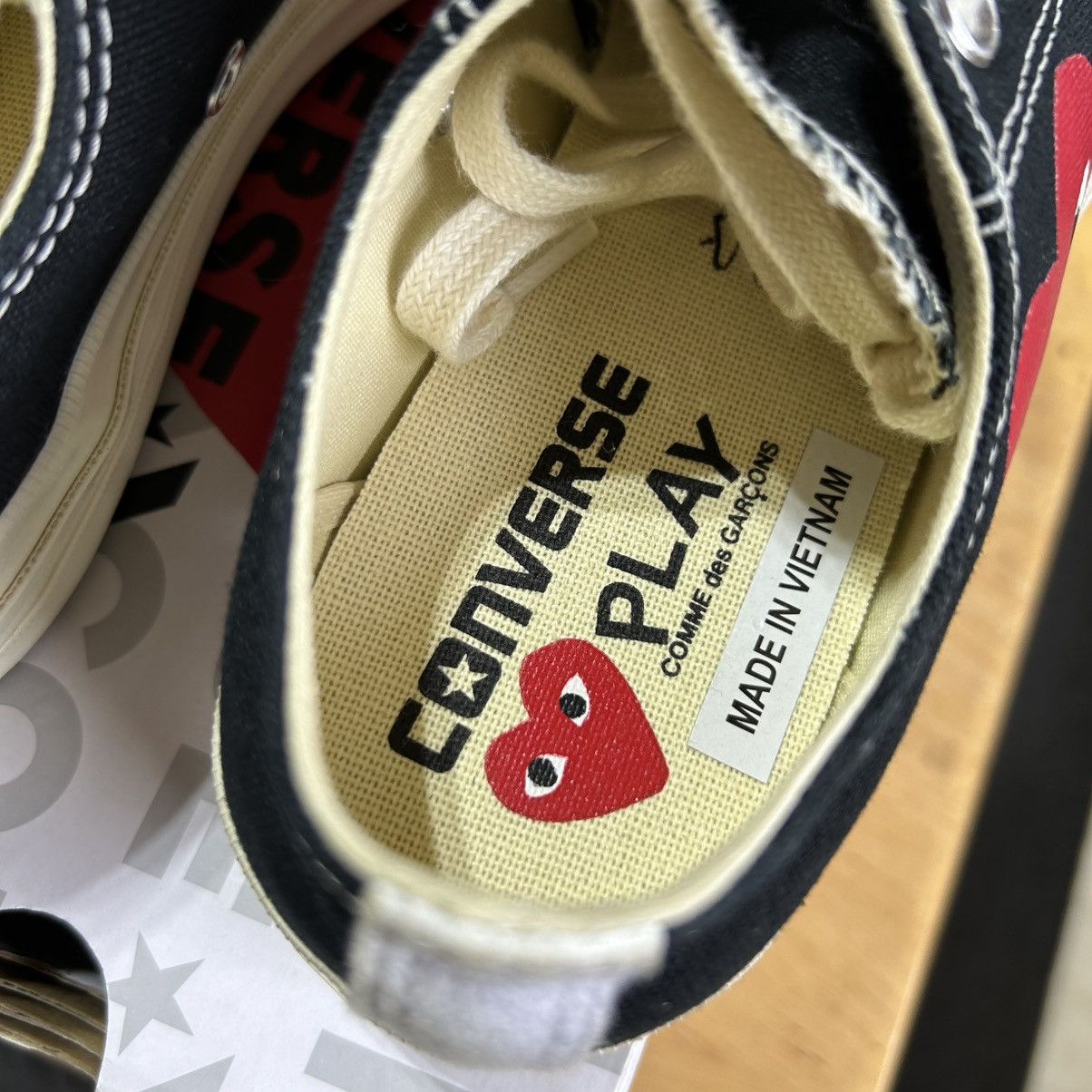 Comme des Garcons PLAY × Converse Converse Comme de Garcons Low Top Chuck 70 CDG OX Size 8 NEW Size US 8 / IT 38 - 7 Thumbnail