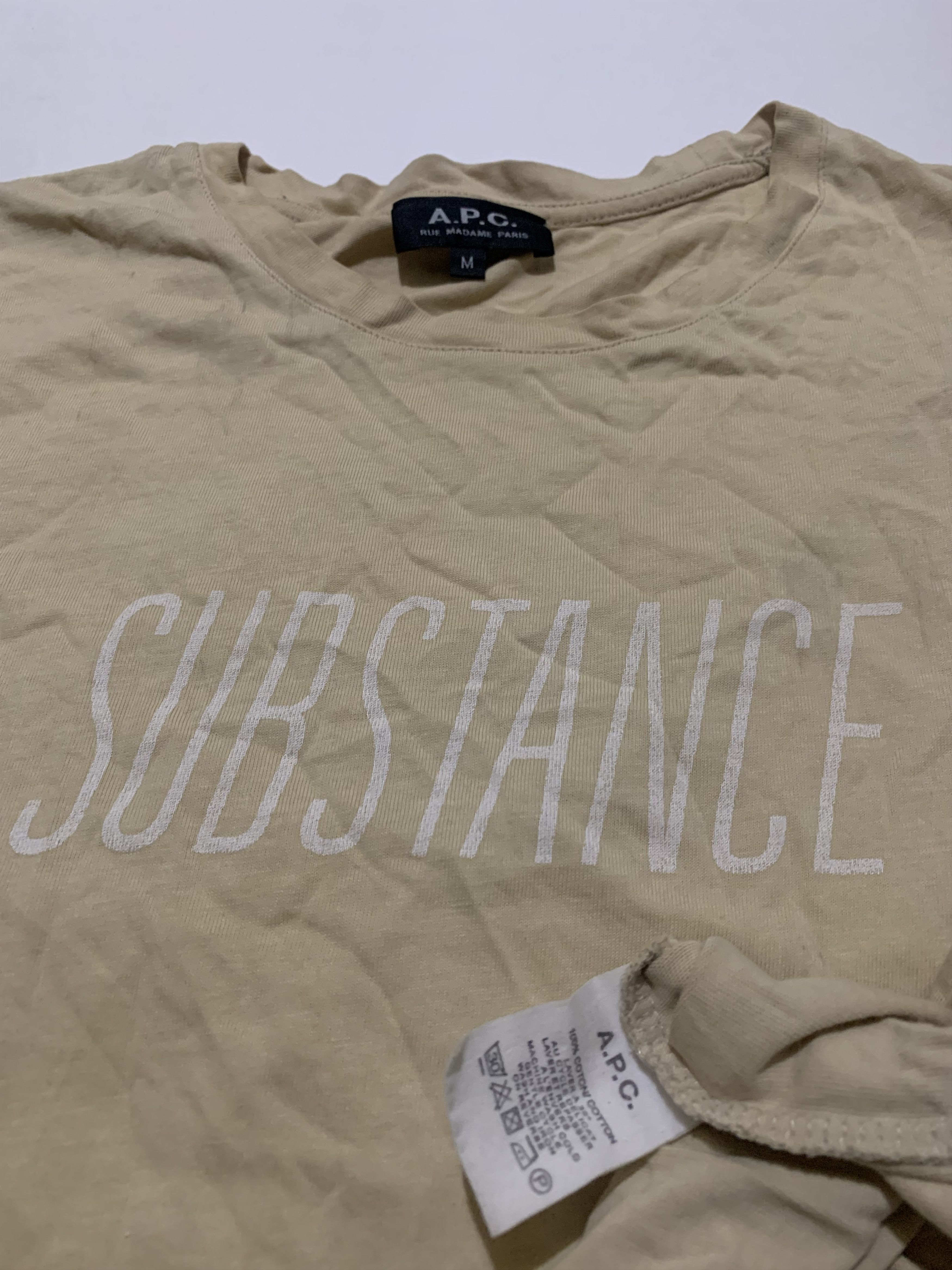 A.P.C. A.P.C. SUBSTANCE TEE Size US M / EU 48-50 / 2 - 4 Thumbnail