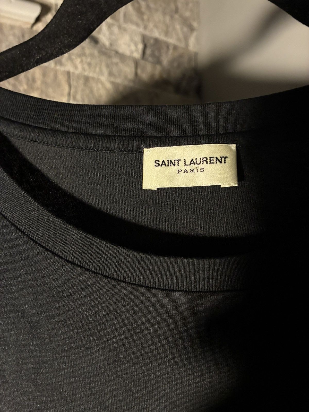 Saint Laurent Paris Saint Laurent Logo T-Shirt Size US M / EU 48-50 / 2 - 2 Thumbnail