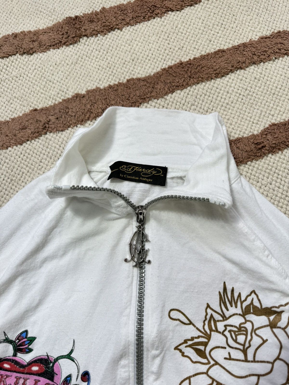 Ed Hardy VINTAGE ED HARDY PRINTED ZIP HOODIE Size M / US 6-8 / IT 42-44 - 5 Thumbnail