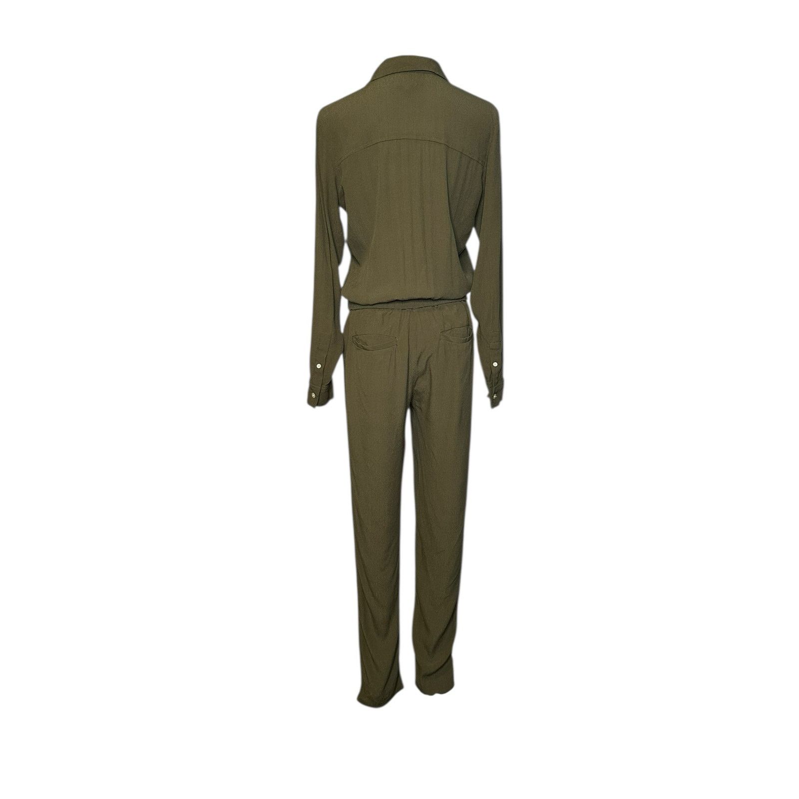 Madewell dark green long sleeves jumpsuit size XS