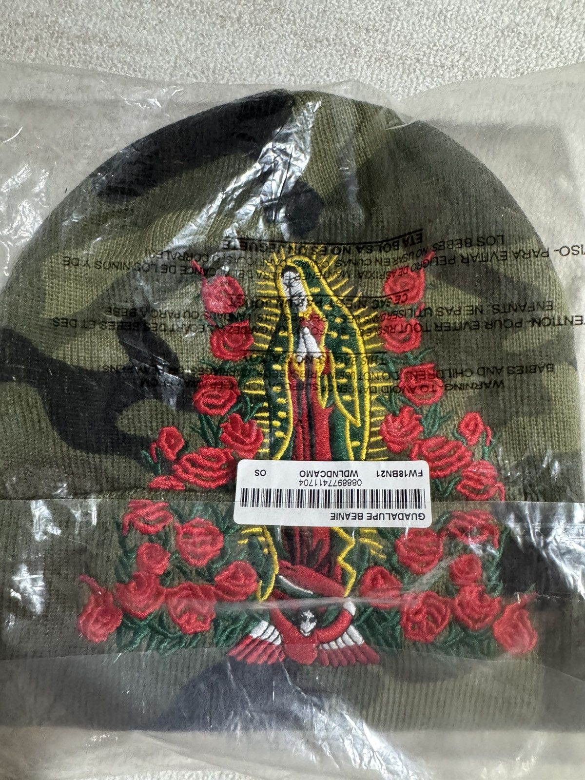 Supreme Guadalupe beanie Size ONE SIZE - 1 Thumbnail