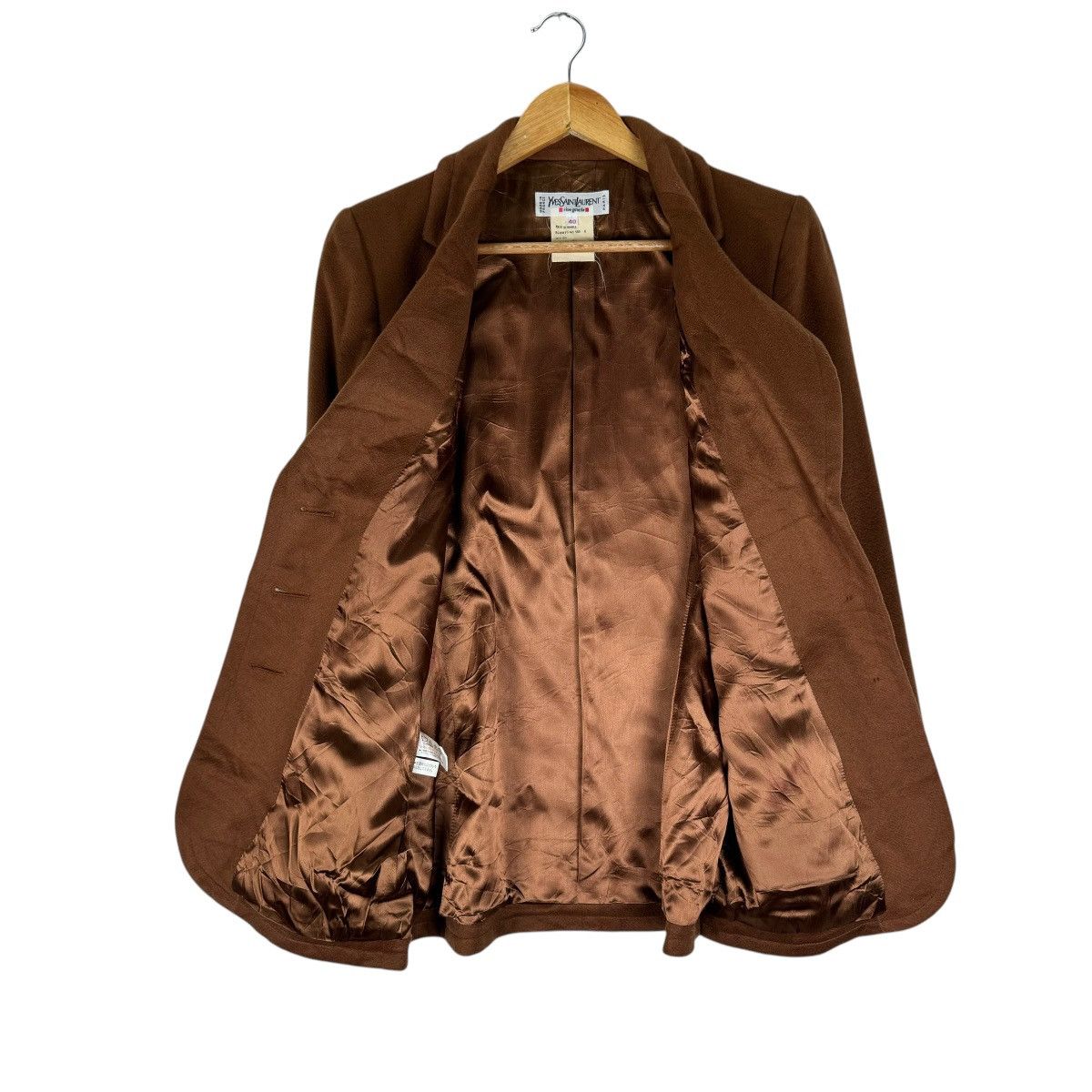 Yves Saint Laurent ⚡️YVES SAINT LAURENT RIVE GAUCHE COAT JACKET Size M / US 6-8 / IT 42-44 - 7 Thumbnail