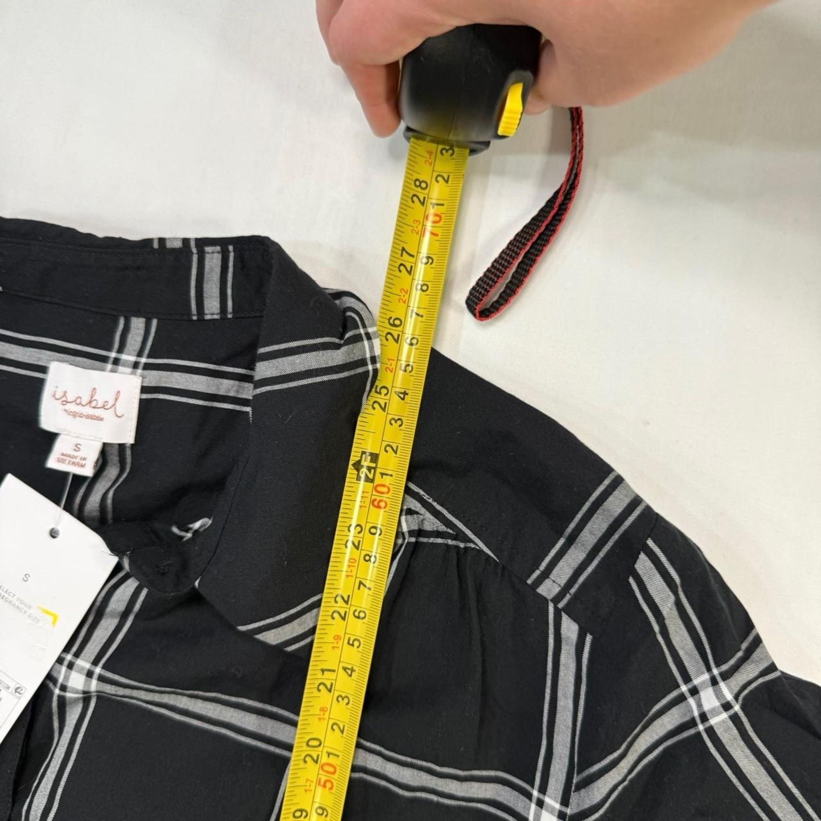 & Other Stories NWT Isabel Black and white plaid button up shirt Sz S Size S / US 4 / IT 40 - 3 Thumbnail
