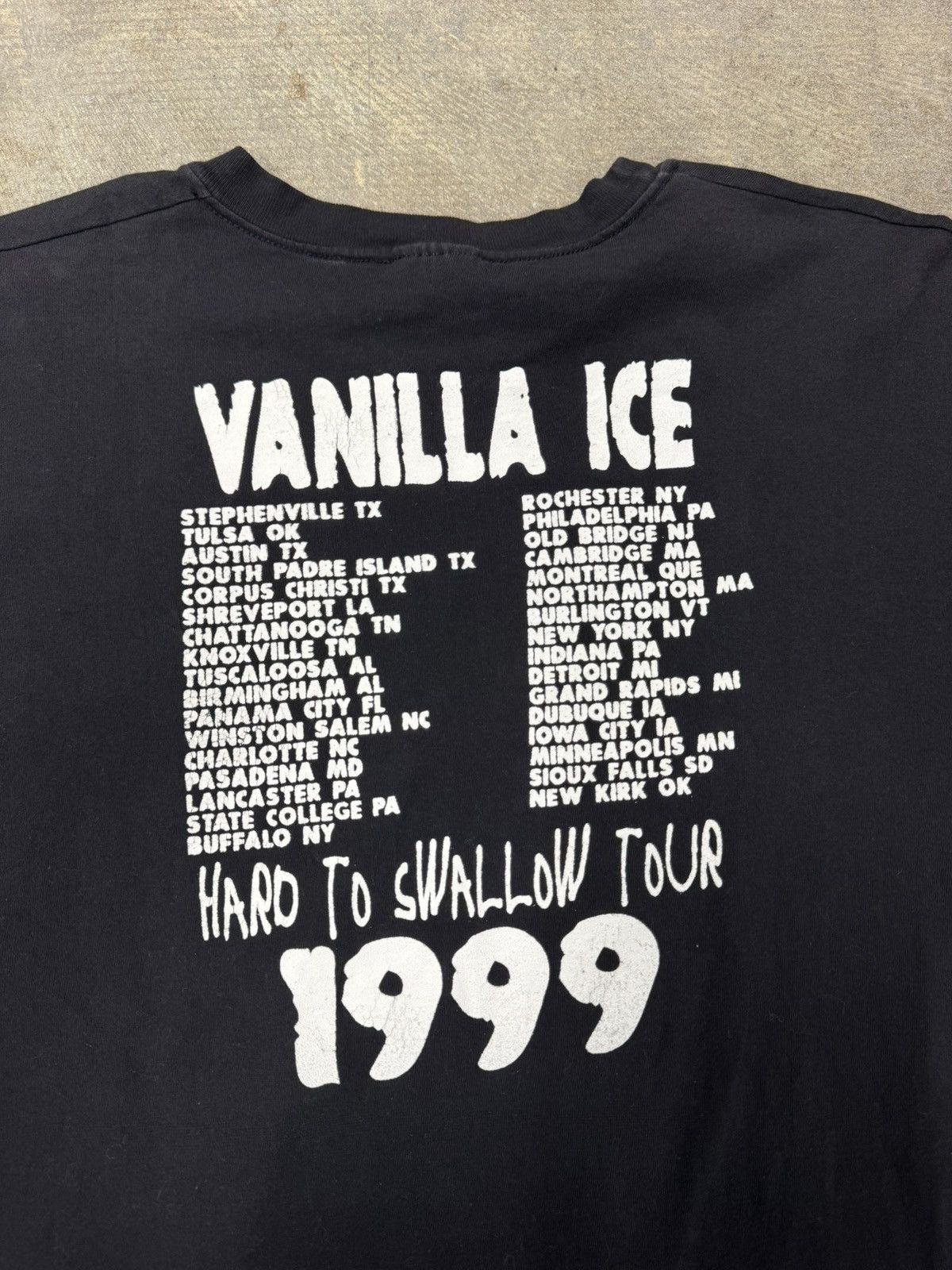 Vintage Vintage VANILLA ICE 1999 HARD TO SWALLOW College Tour Shirt Size US XL / EU 56 / 4 - 5 Thumbnail