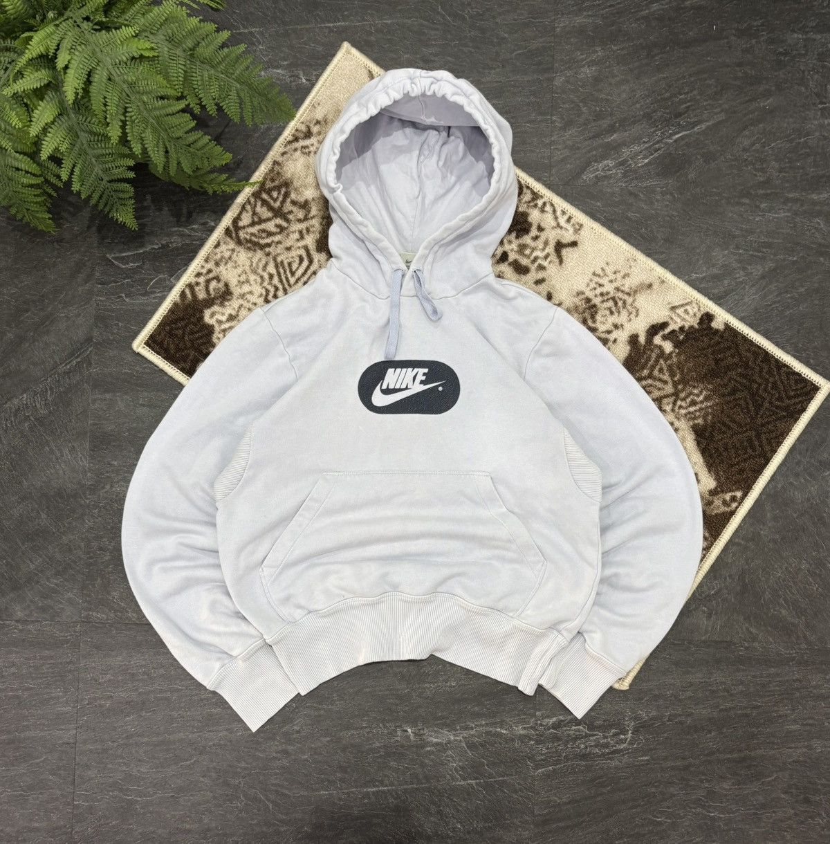 Nike 90s Vintage Nike Big Logo Retro Oversized Hoodie Rare Size US S / EU 44-46 / 1 - 1 Thumbnail
