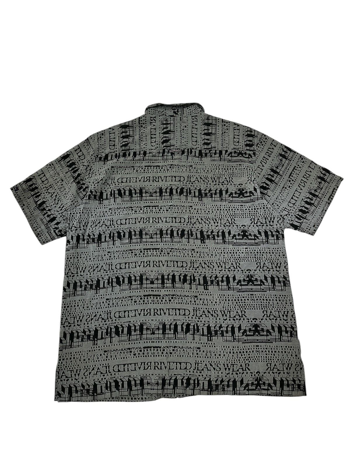 GOA 2000s Southpole Riveted Shirt Y2K Goa Lgb Kmrii Jnco Style Size US XXL / EU 58 / 5 - 8 Thumbnail
