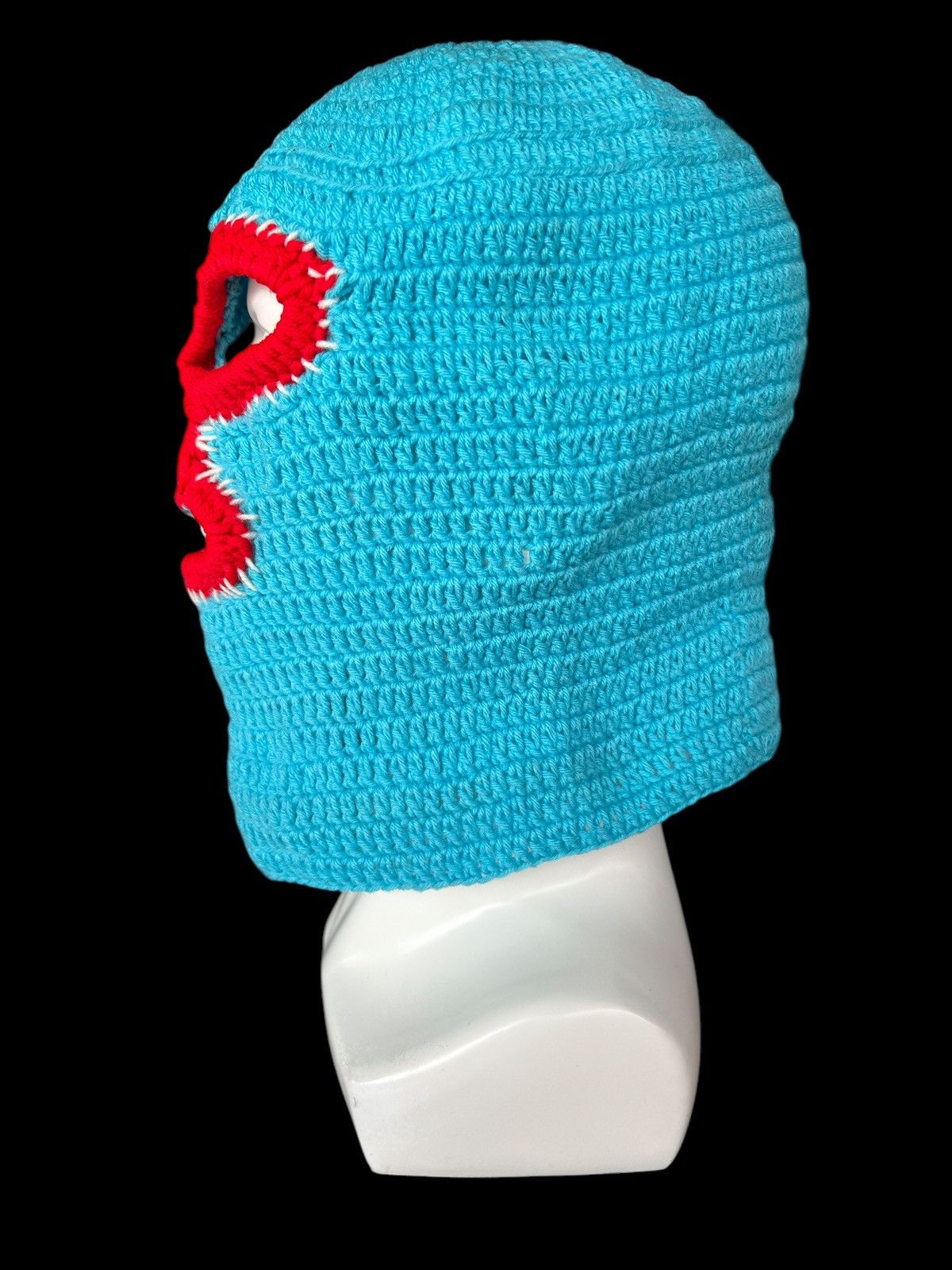 Kapital Very Rare Crochet Knitted Handmade Balaclava Masked ☠️☠️ Size ONE SIZE - 3 Thumbnail