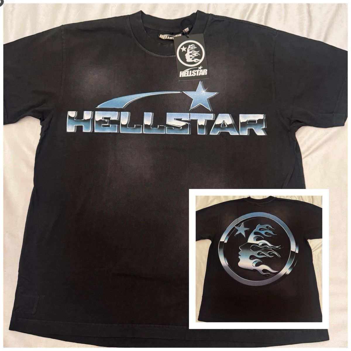 HELLSTAR Hellstar Chrome Logo T-Shirt Size US L / EU 52-54 / 3 - 1 Thumbnail