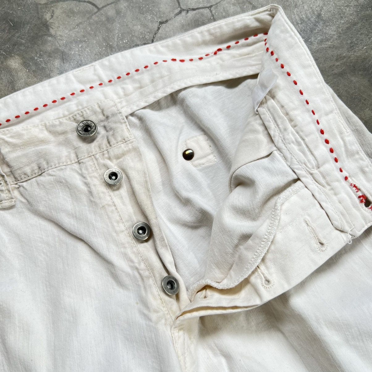 Kapital Kato Teamkit Japan Kapital Buckle Back Straight Fit Pants Size US 28 / EU 44 - 6 Thumbnail