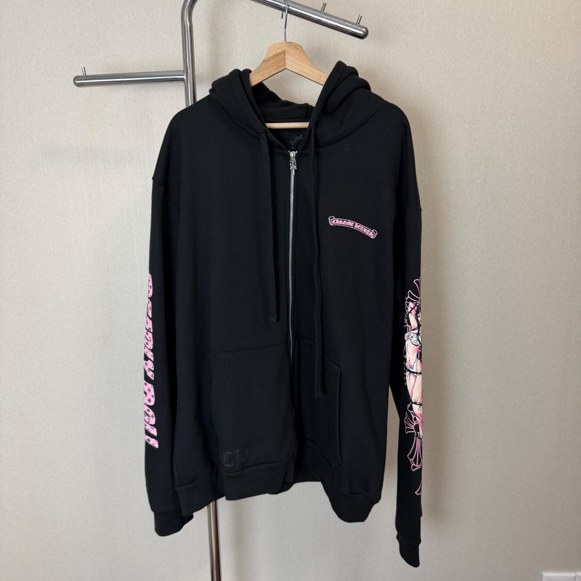 Chrome Hearts Chrome Hearts Deadly Doll Pink Zip-Up Jacket | Grailed