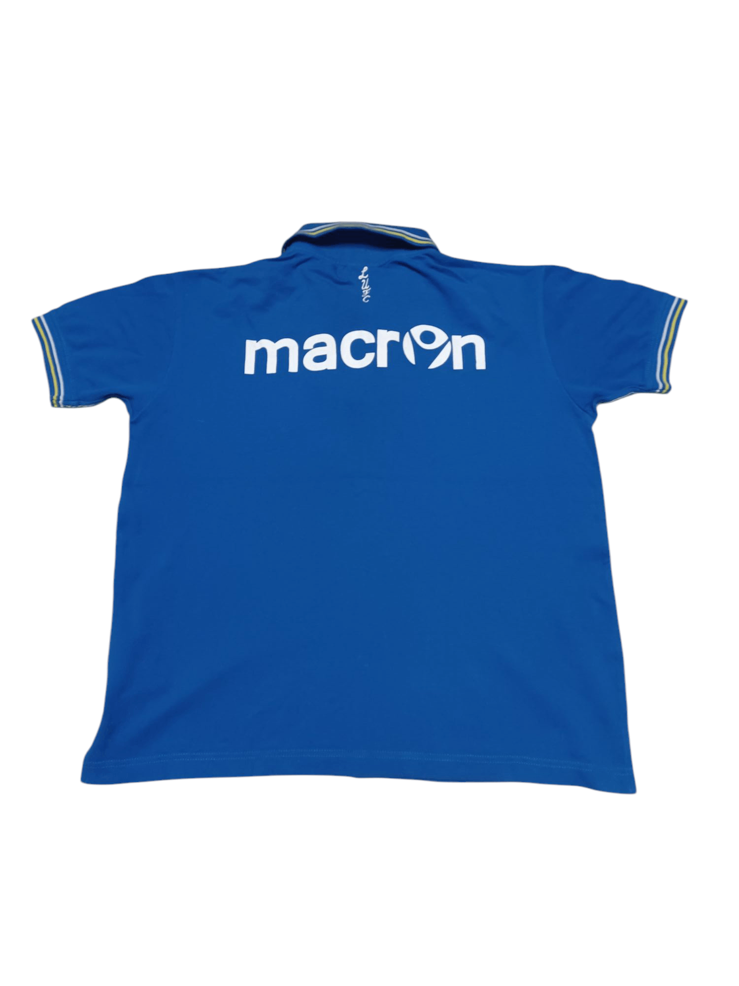 Macron LEEDS UNITED MACRON BIGLOGO VINTAGE SOCCER POLO SHIRT Size US L / EU 52-54 / 3 - 3 Thumbnail