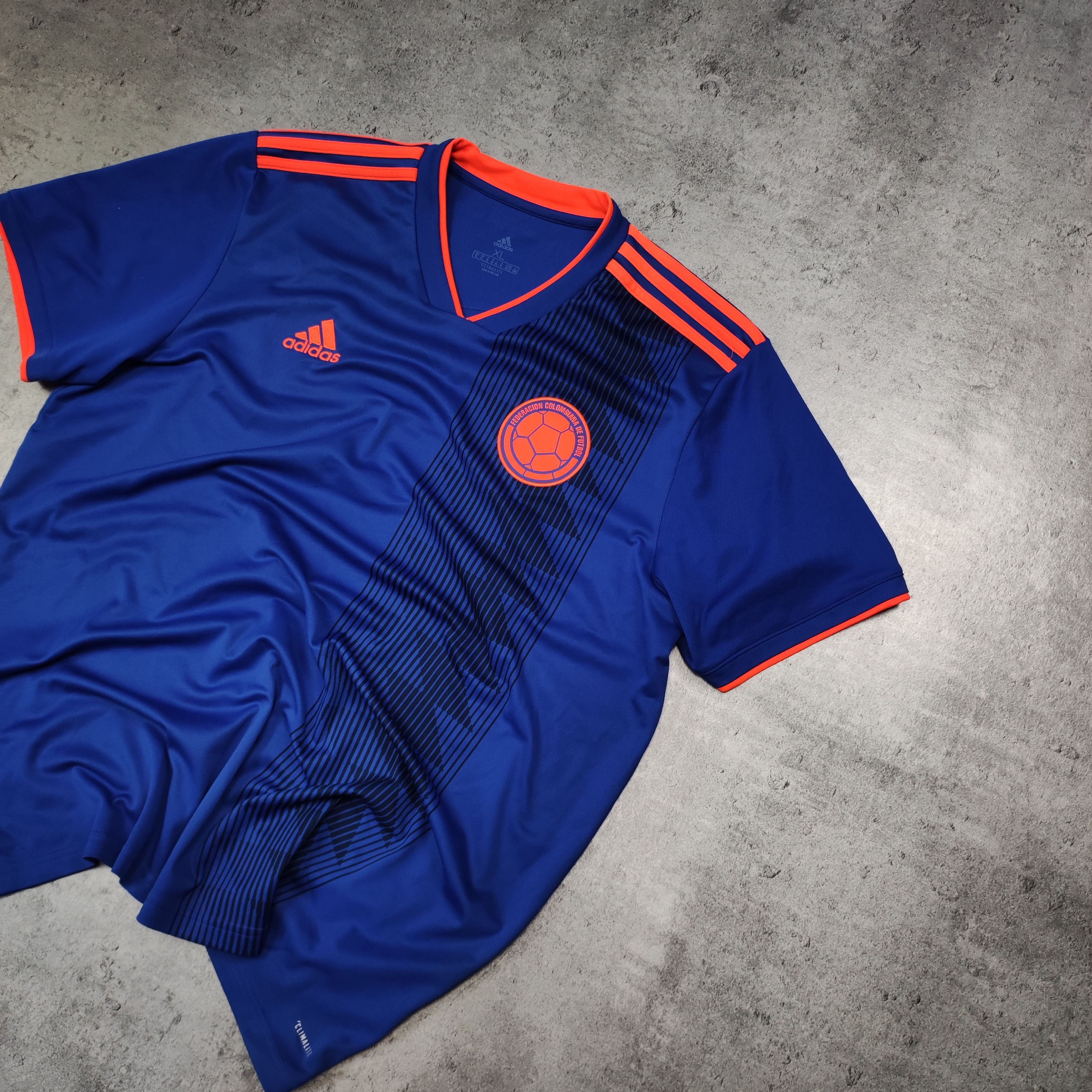 Adidas RARE Colombia National Team 2018 World Cup Away Jersey Size US XL / EU 56 / 4 - 2 Thumbnail