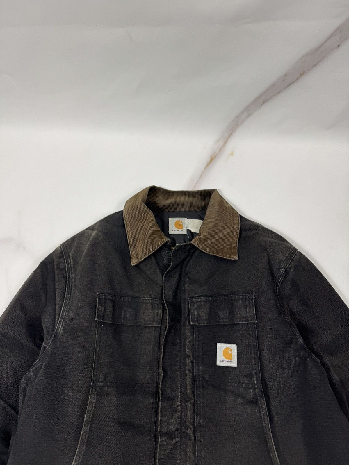 Carhartt Vintage Carhartt Distressed Workwear Jacket Size US XL / EU 56 / 4 - 3 Thumbnail