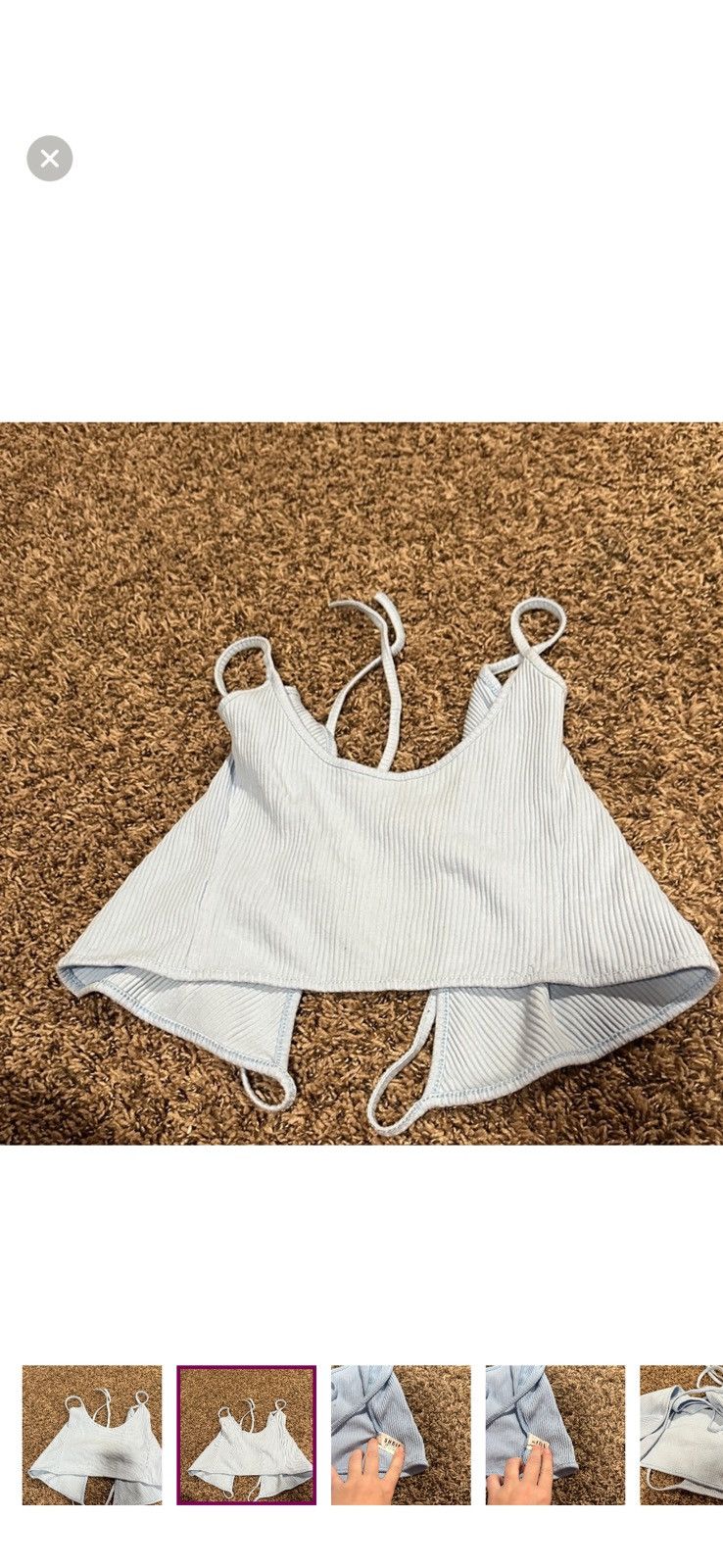 Other Blue tank top Size S / US 4 / IT 40 - 2 Thumbnail