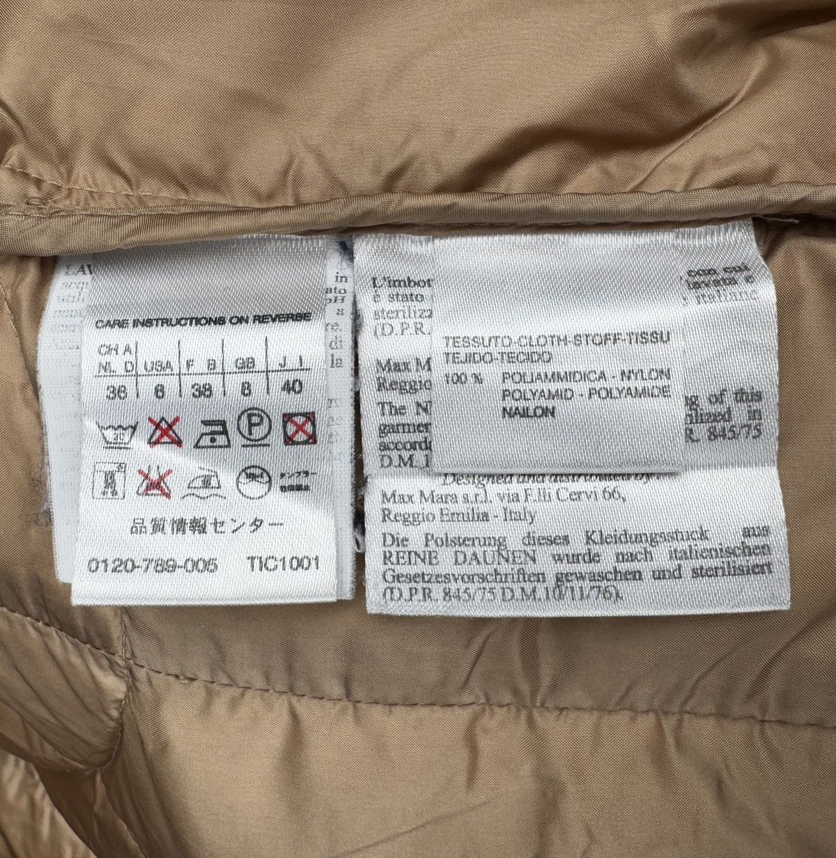 Max Mara Max Mara Down Nylon Puffer Beige Quilted Short Slim Fit Size M / US 6-8 / IT 42-44 - 10 Thumbnail