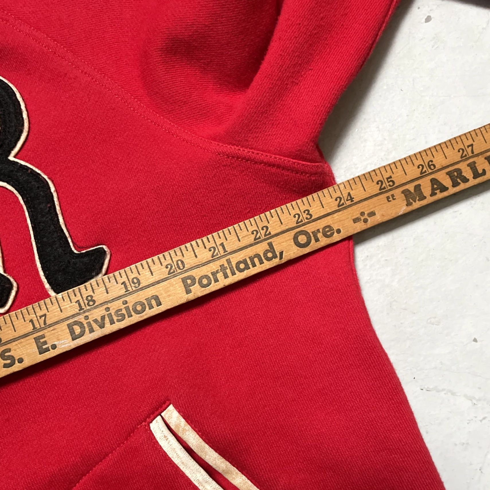Vintage VINTAGE Polo Ralph Lauren Cotton Baseball Bomber Jacket L Red Navy Crest Patch 90s Y2K Mens Womens Unisex Adults Polo Rugby Shirt? Size US L / EU 52-54 / 3 - 6 Thumbnail