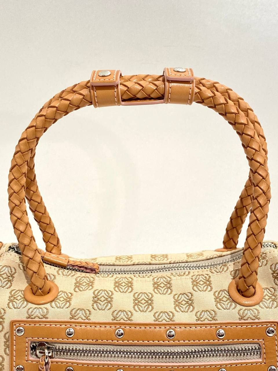 LOEWE Anagram Logo Monogram Baguette Shoulder Hand Bag