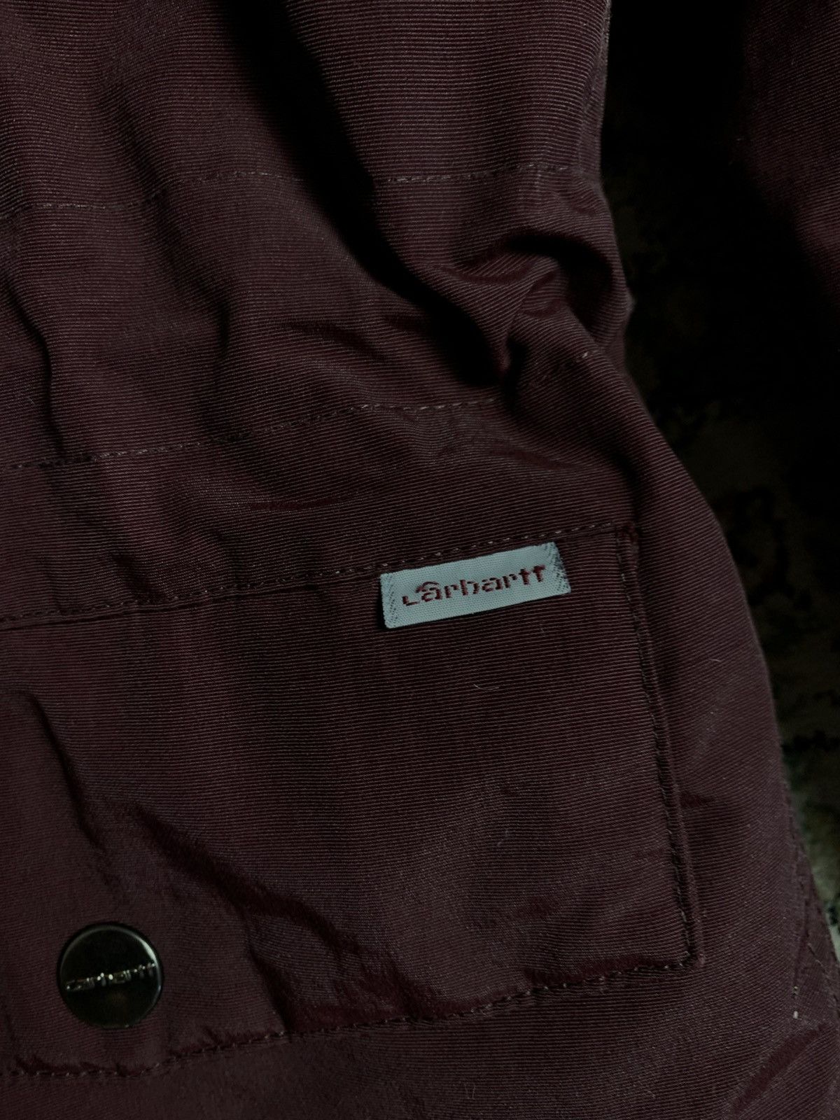 Carhartt × Carhartt Wip Carhartt Burgundy Parka jacket Size US M / EU 48-50 / 2 - 4 Thumbnail