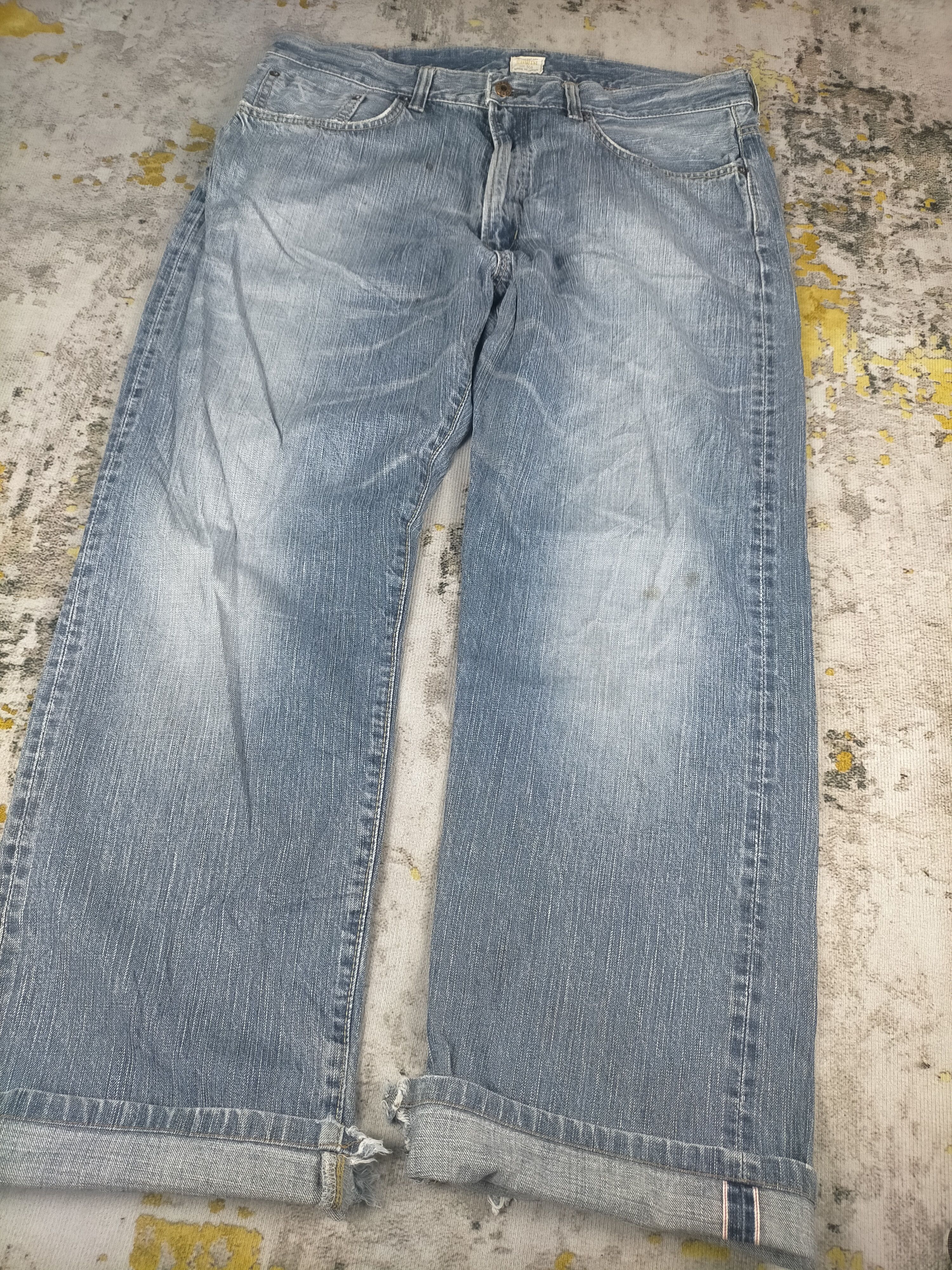 Edwin 🔥90s Edwin 505z Selvedge Mudwash Baggy Jeans Size US 36 / EU 52 - 2 Thumbnail