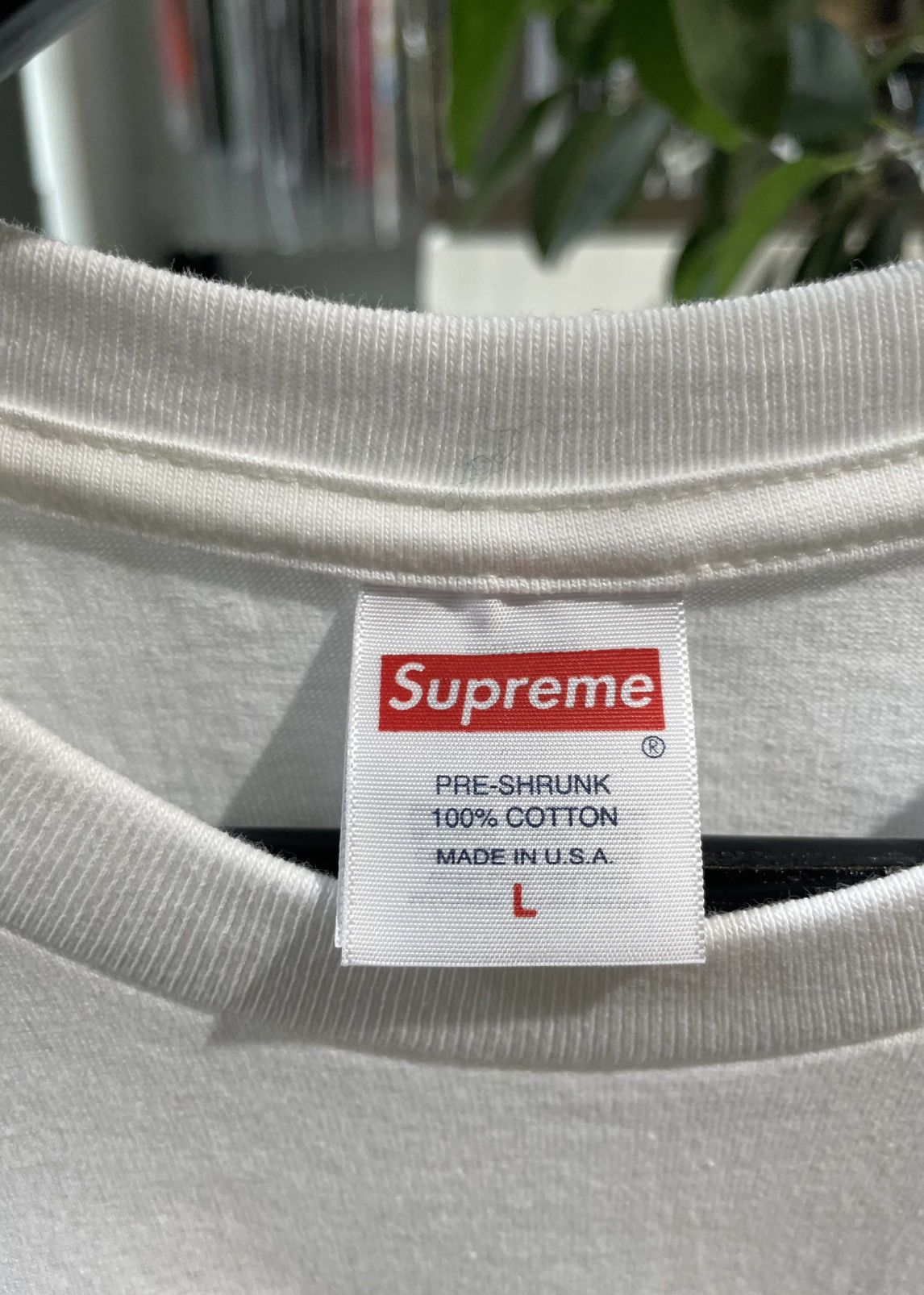 Supreme Supreme Business Tee White Size US L / EU 52-54 / 3 - 4 Thumbnail