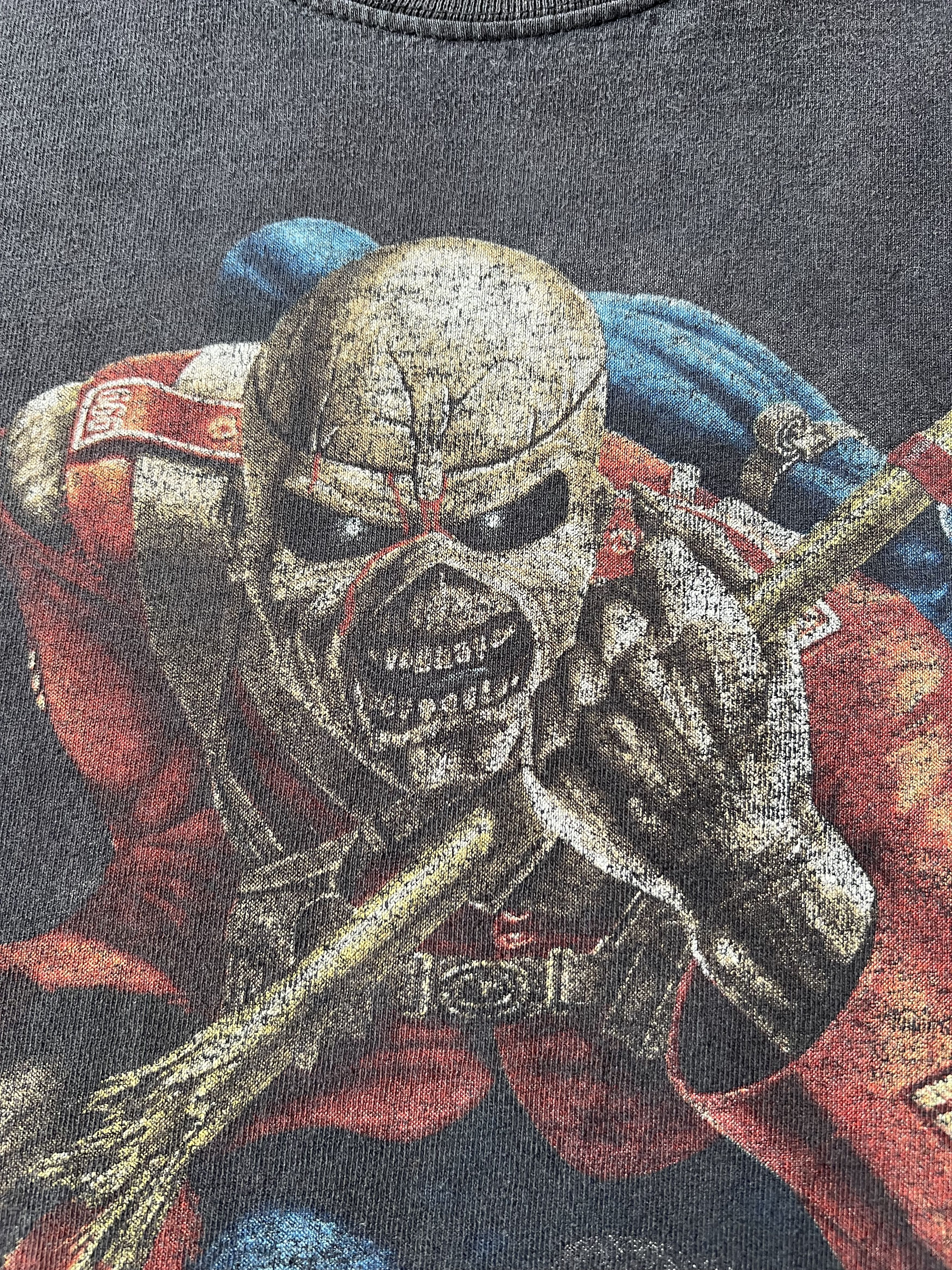 Band Tees Vintage 2010 Iron Maiden The Final Frontier Black T-shirt Size US L / EU 52-54 / 3 - 6 Thumbnail