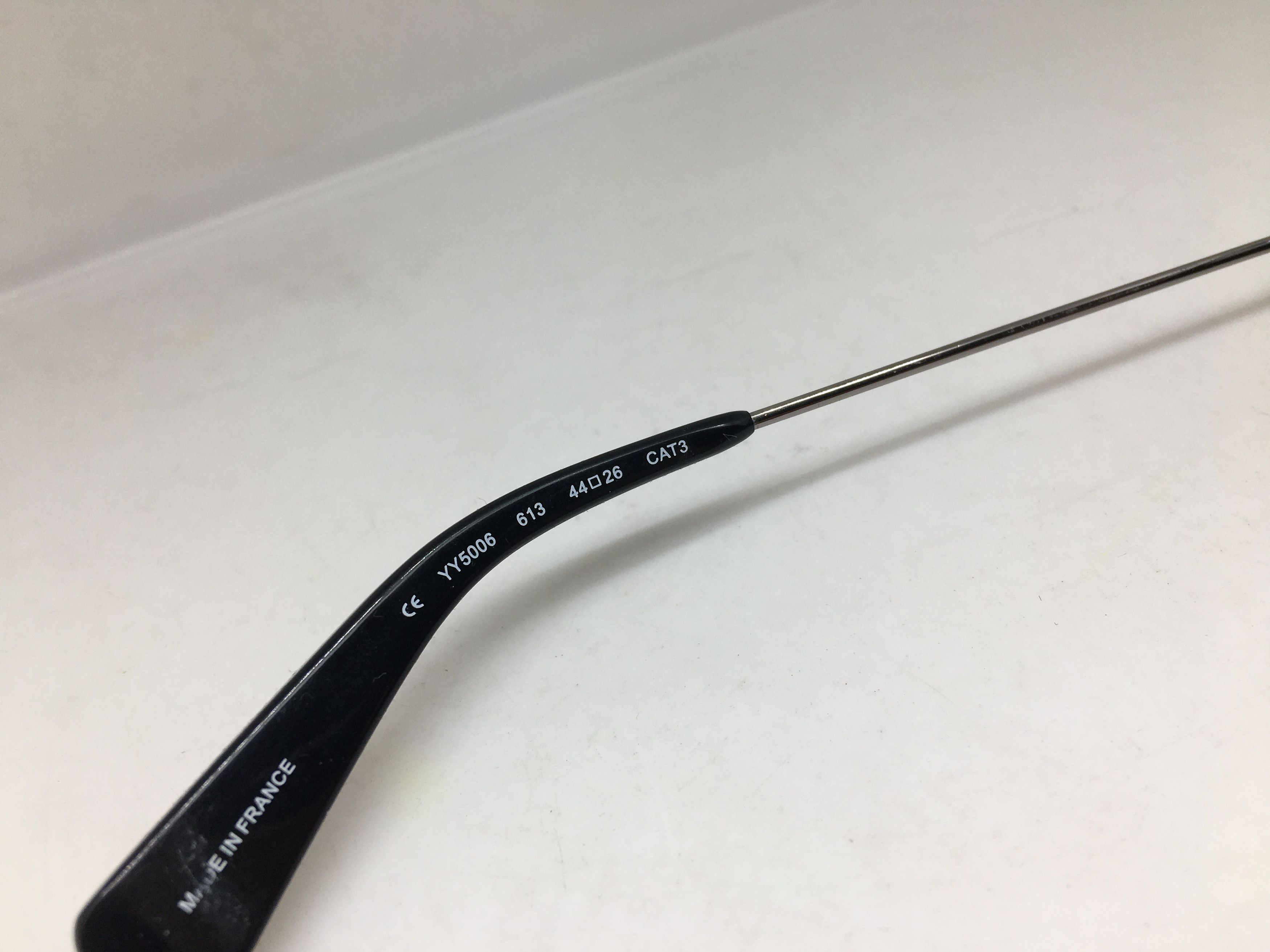 Yohji Yamamoto Yohji Yamamoto YY5006 Black Round Eyeglasses Sunglasses Size ONE SIZE - 6 Thumbnail