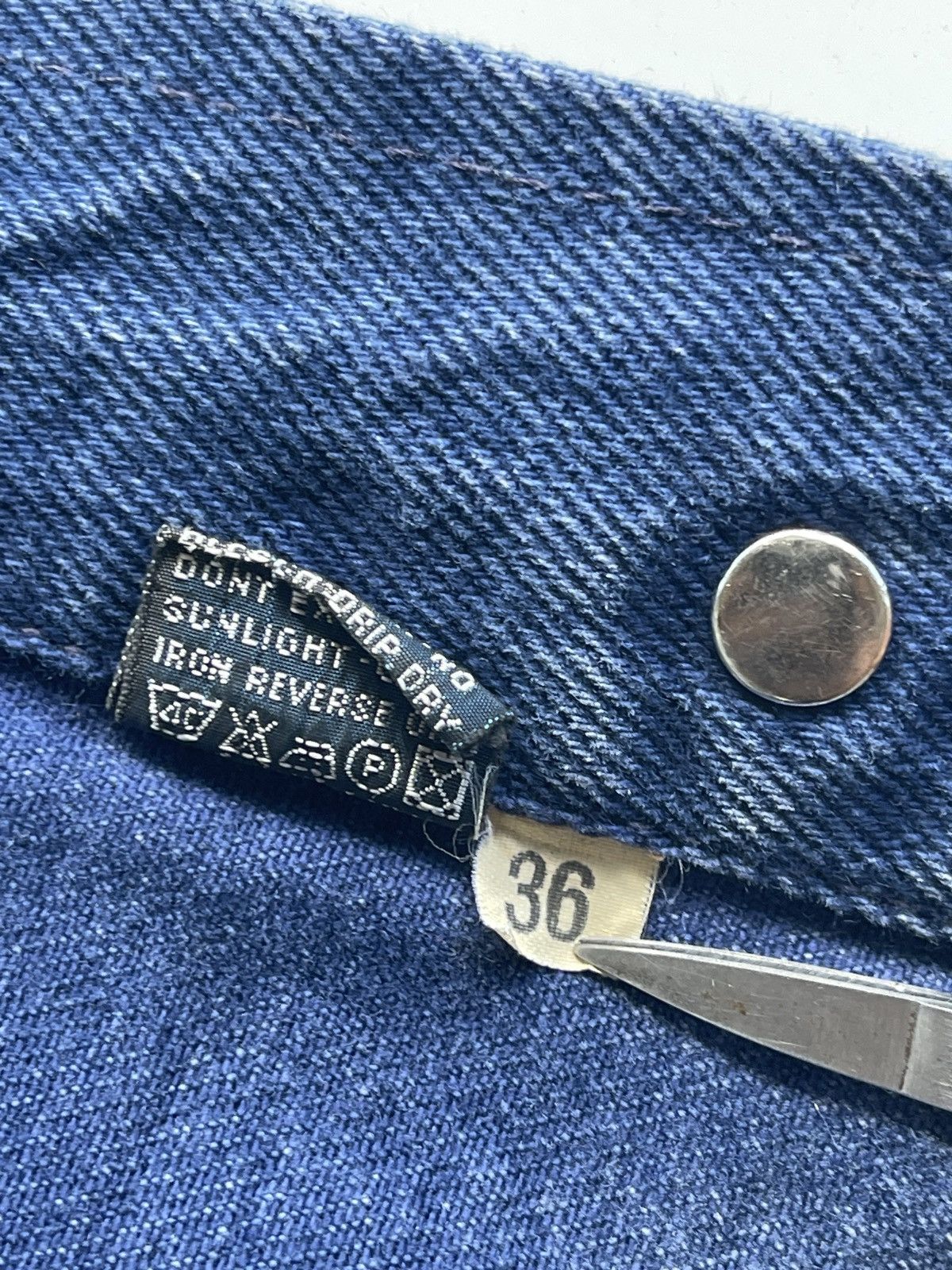 Ferre Ferre Jeans Acid Wash Denim Jacket Size XS / US 0-2 / IT 36-38 - 17 Thumbnail