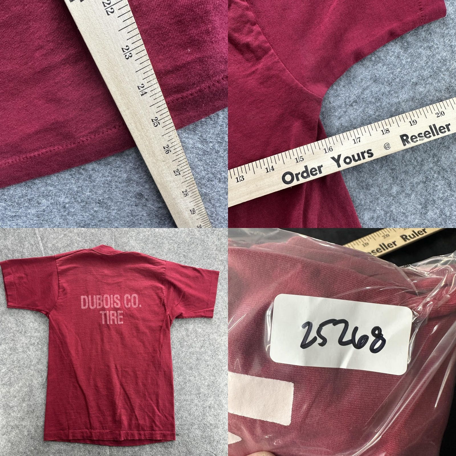 Fruit Of The Loom VINTAGE Fruit of the Loom T-Shirt Men Small Red Workwear Retro 90s Logo Short Sleeve Size US S / EU 44-46 / 1 - 8 Thumbnail