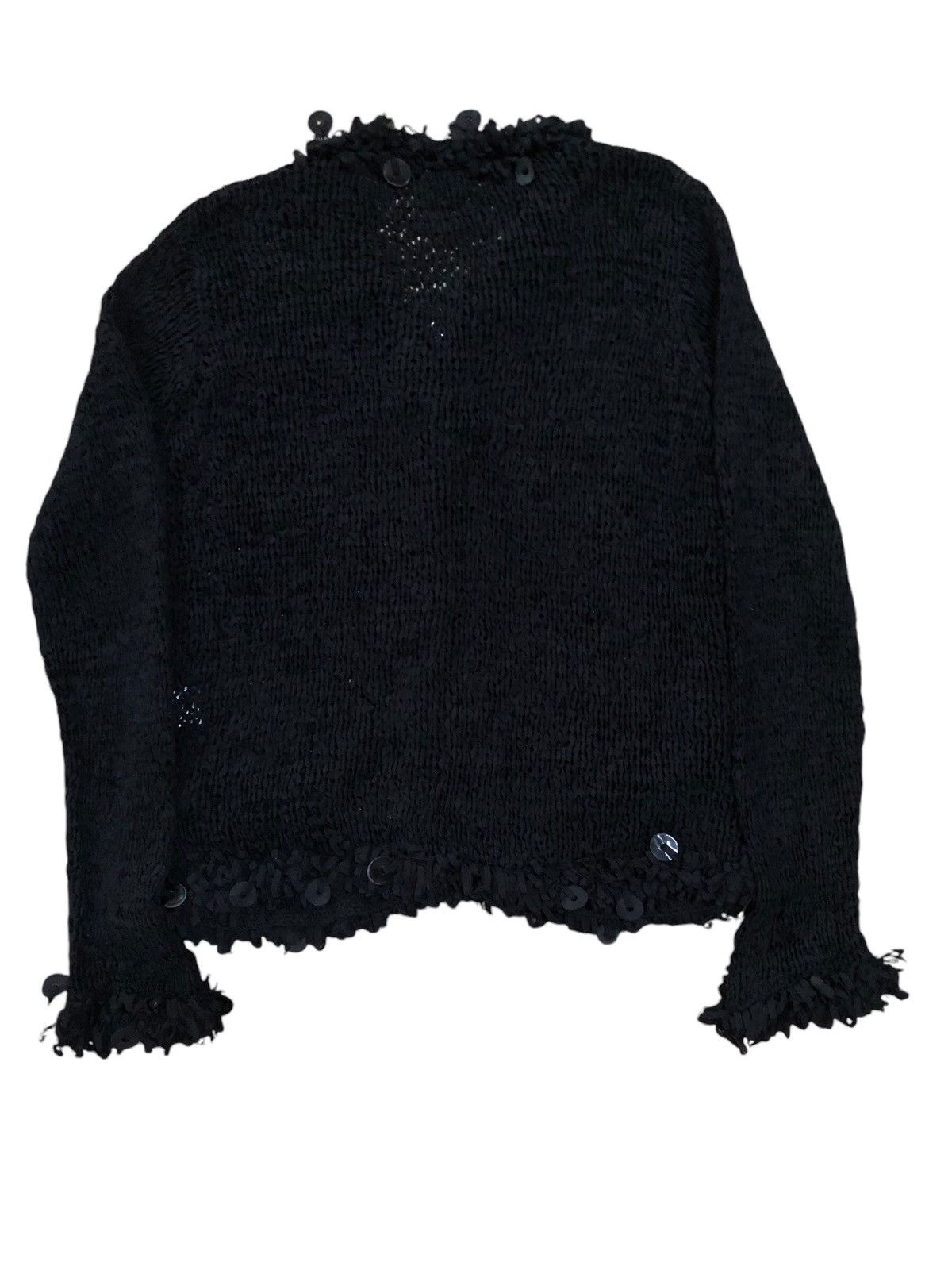 Hiroko Koshino Homme Hiroko Koshino Mesh Knit Jacket Size S / US 4 / IT 40 - 2 Thumbnail