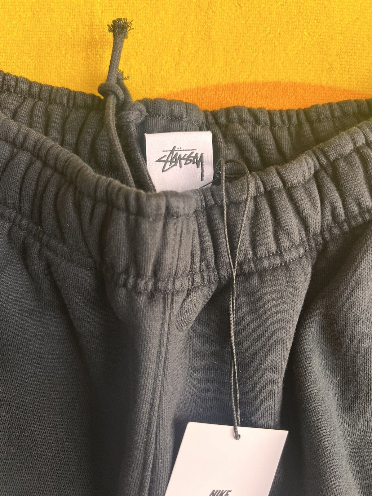 Nike × Stussy S - Nike Stussy Fleece Sweatpant Black FW25 jogger pant logo Size US 32 / EU 48 - 9 Thumbnail
