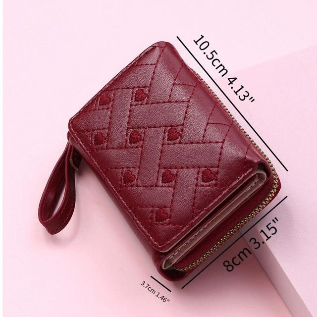 Other Women's Short Embroidered Love Zero Wallet Size ONE SIZE - 2 Thumbnail