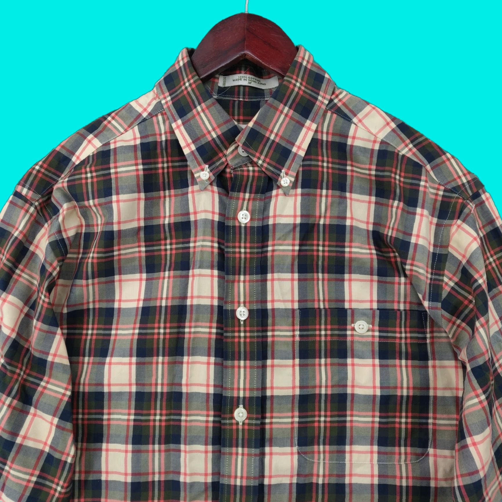 Orvis Orvis Shirt Mens M Plaid Long Sleeve Regular Fit Button-Up Pocket Casual Outdoor Size US M / EU 48-50 / 2 - 1 Thumbnail