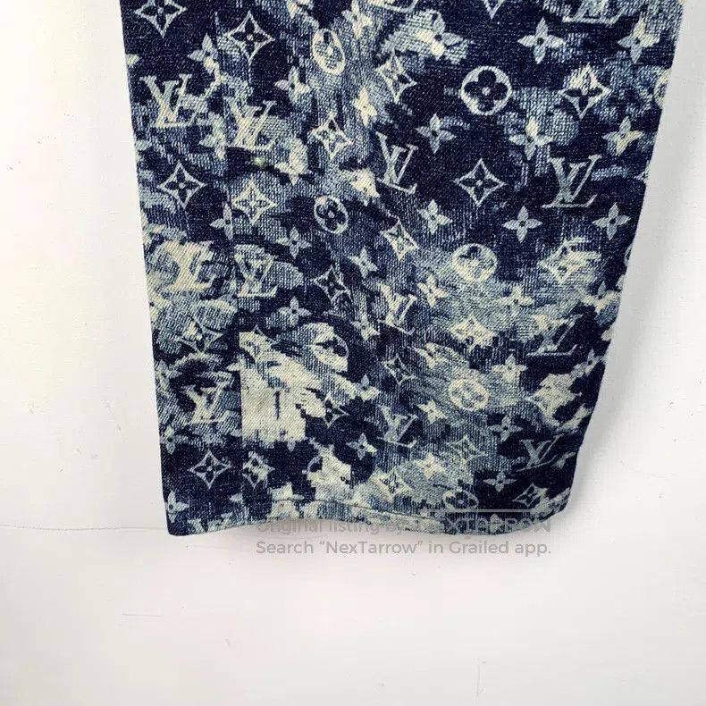 Louis Vuitton Louis Vuitton Dark blue logo presbyopic full print cotton Size US 32 / EU 48 - 4 Thumbnail