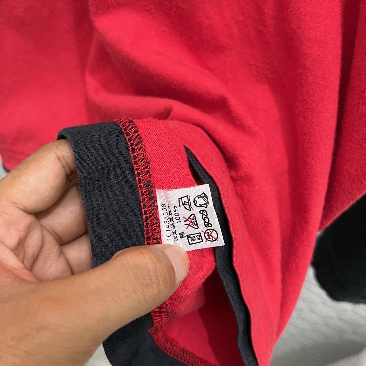 If Six Was Nine × Japanese Brand Japanese Piko Cross Double Layer Longsleeve Size US L / EU 52-54 / 3 - 8 Thumbnail