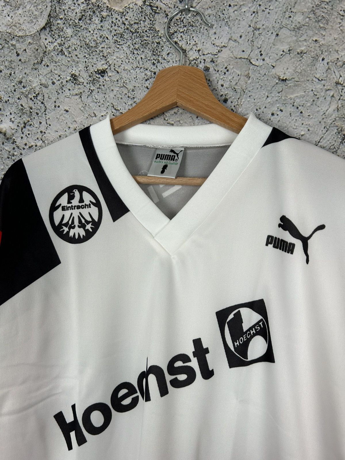 Puma Vintage Eintracht Frankfurt Ultra Rare 90s Soccer Jersey Size US XL / EU 56 / 4 - 3 Thumbnail