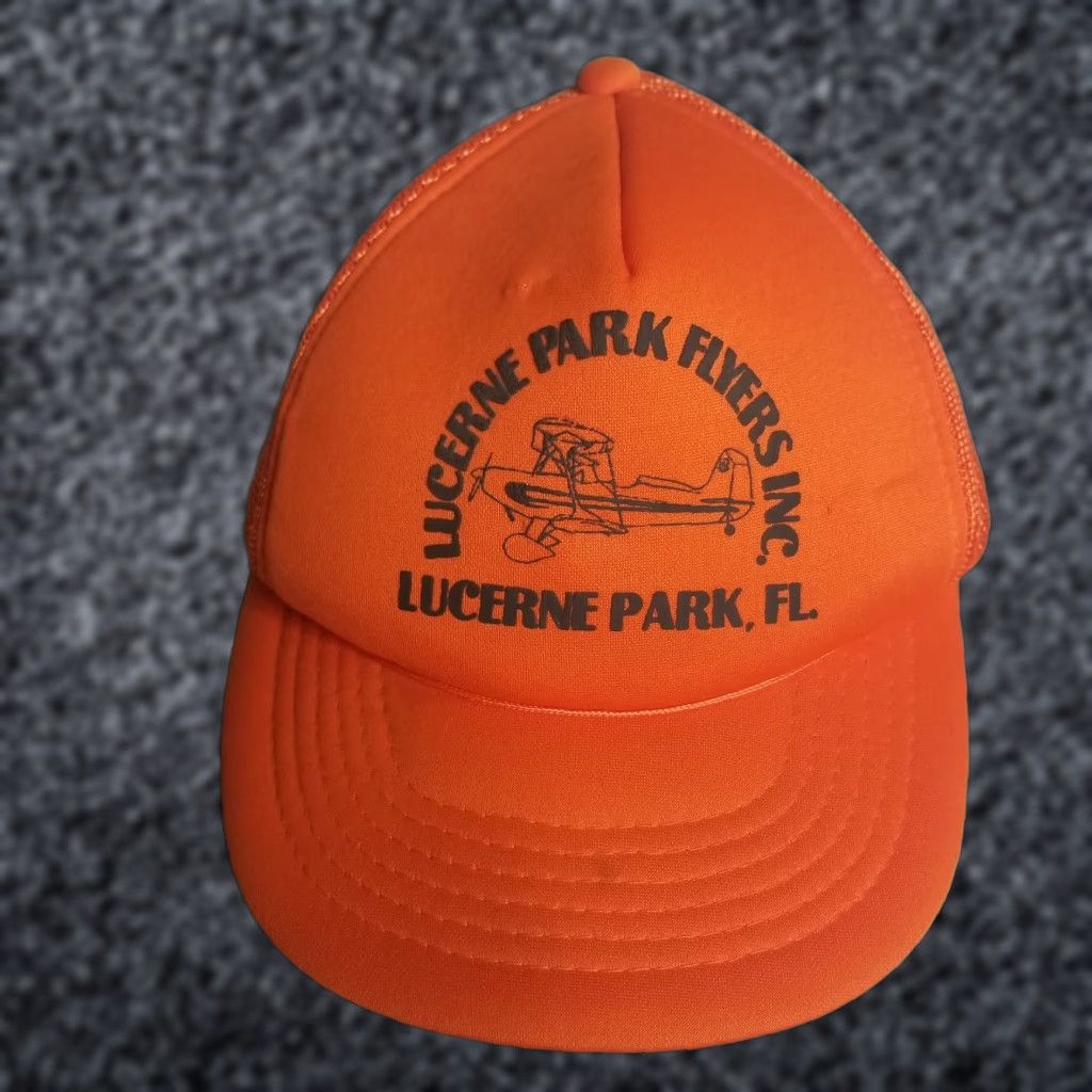 Vintage VINTAGE YA Headwear Lucerne Park Flyers Hat OSFA Trucker Snapback Cap Orange Men Adjustable Cap 90s (if applicable) Size US M / EU 48-50 / 2 - 1 Thumbnail