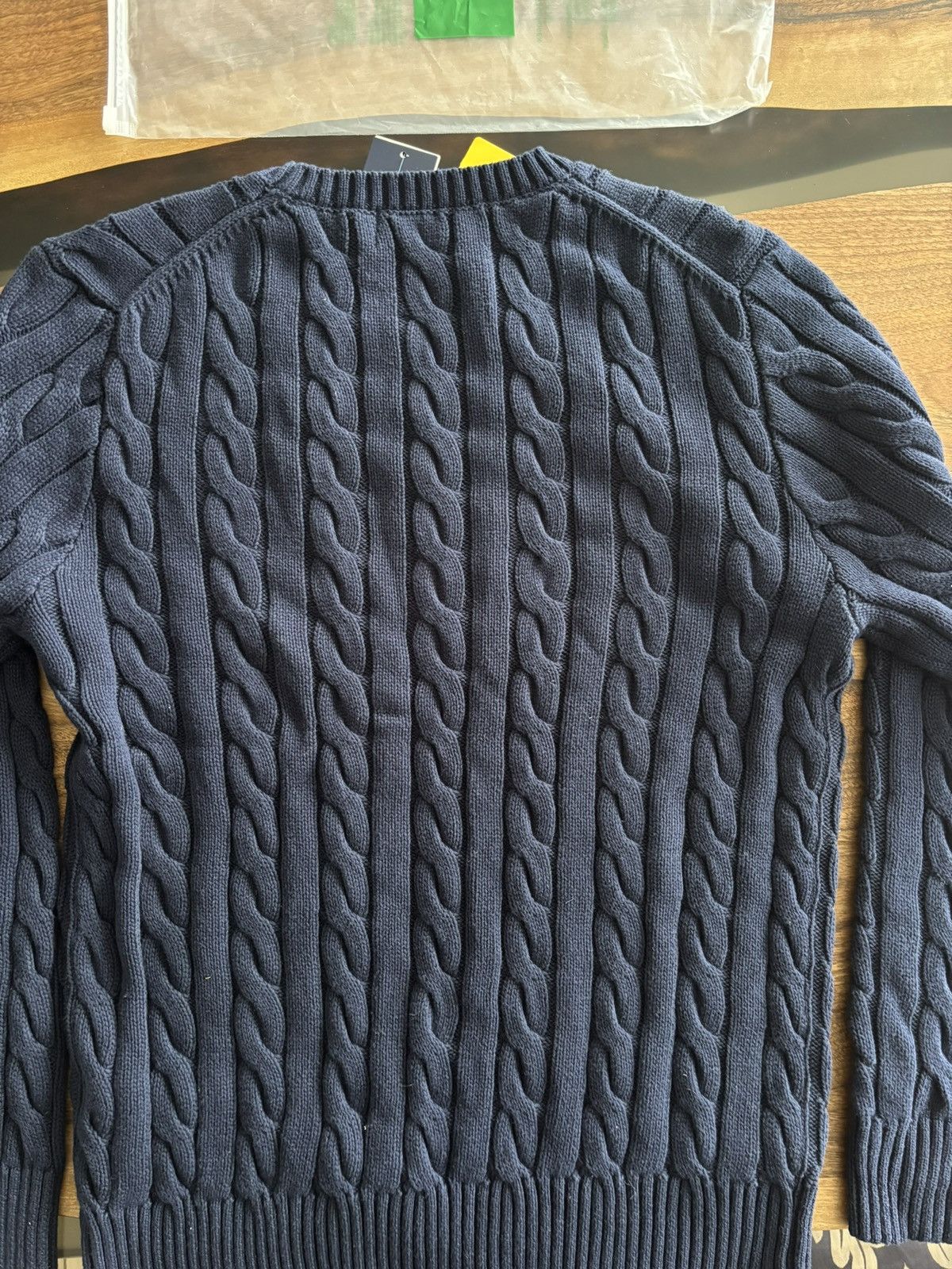 Polo Ralph Lauren Polo Ralph Lauren Cable Knit Sweater Navy – Size M – New Size US M / EU 48-50 / 2 - 7 Thumbnail
