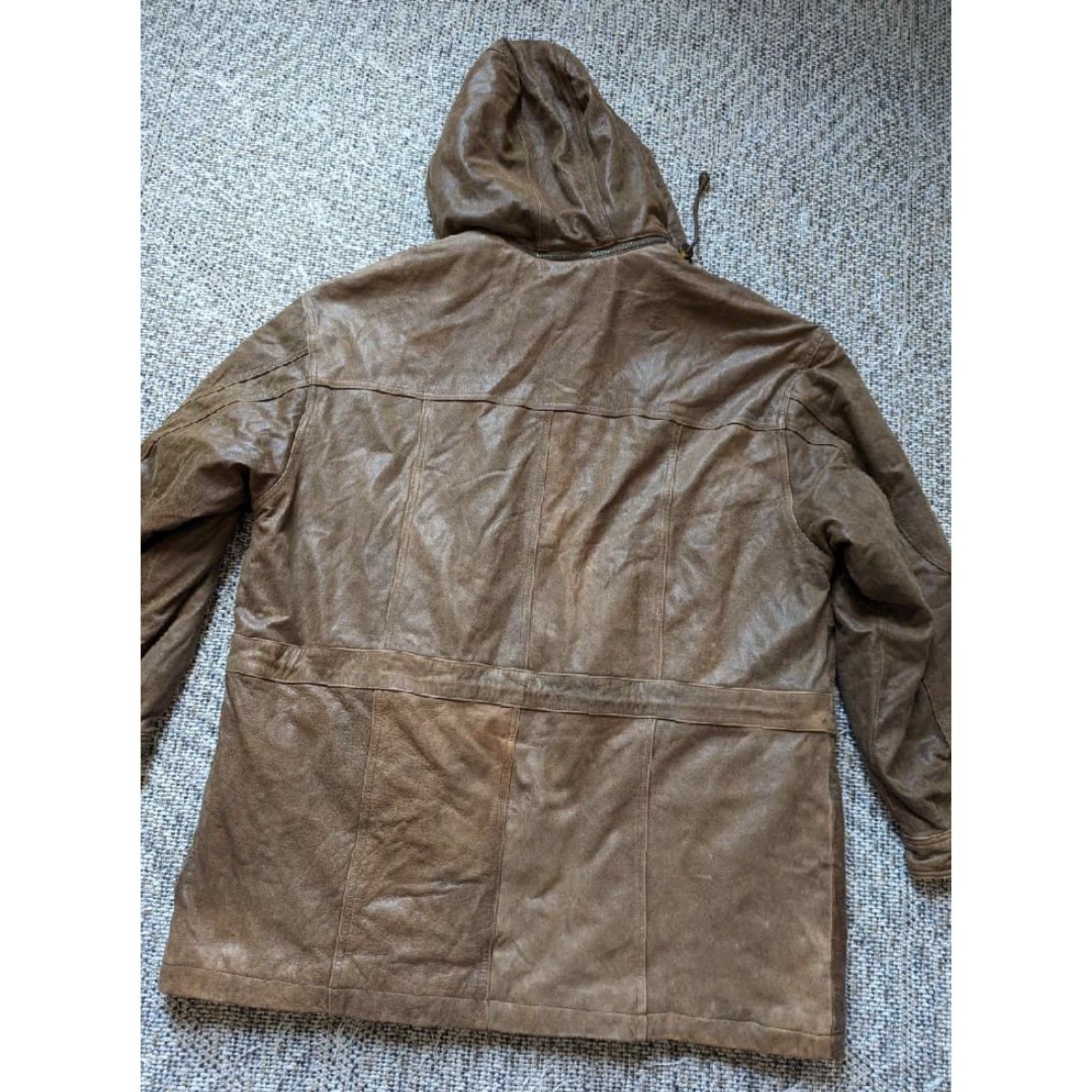 Vintage VINTAGE Wilsons leather SHEEPSKIN hooded parka XL brown coat Mens XS? Size US XL / EU 56 / 4 - 2 Thumbnail