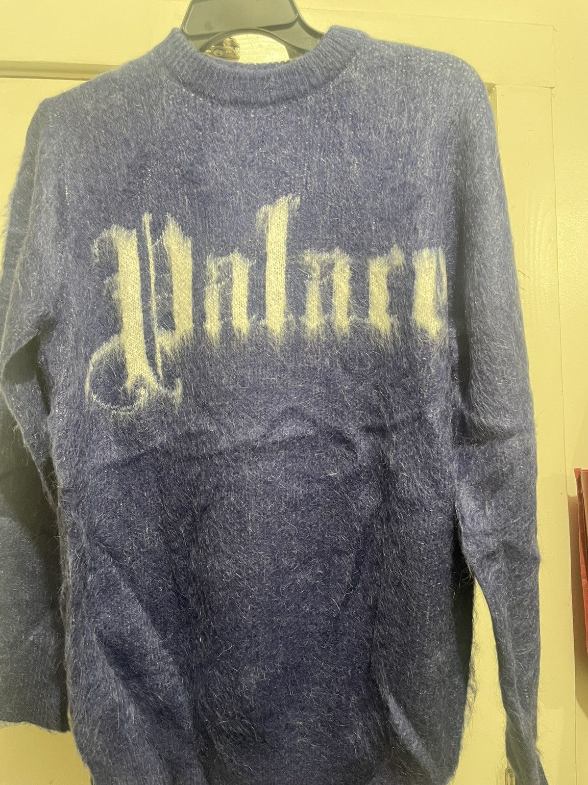 Palace Blue/Navy Ye Olde Palace Knit | Grailed