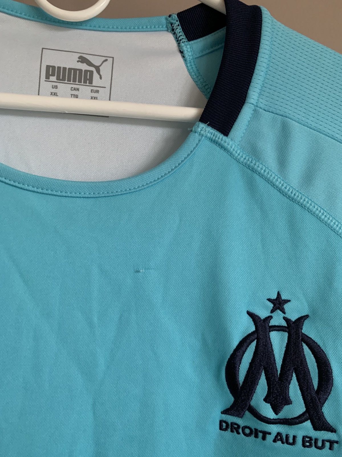 Puma Olympique Marseille Third Football Shirt Puma Soccer Jersey Size US XXL / EU 58 / 5 - 5 Thumbnail