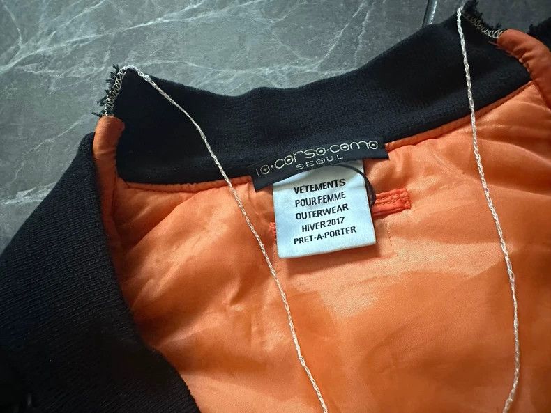 Vetements Vetements 16AW Bomber Initial Assembled Deconstructed Swea Size US M / EU 48-50 / 2 - 5 Thumbnail