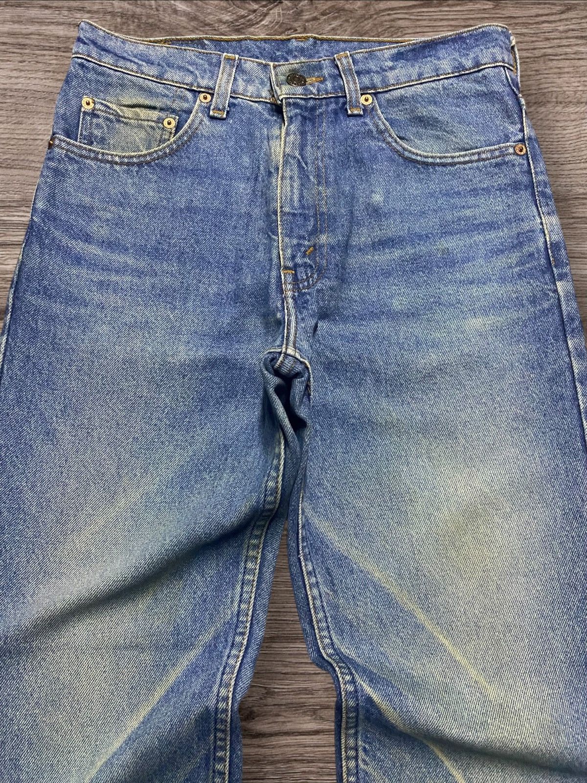 Levi's Vintage Clothing Vintage Levis 606 Light Wash Distressed Tapered Leg Size US 29 - 3 Thumbnail