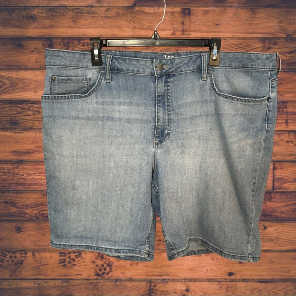 Lee Lee Riders Midrise Bermuda Denim Shorts Size 22 Grailed